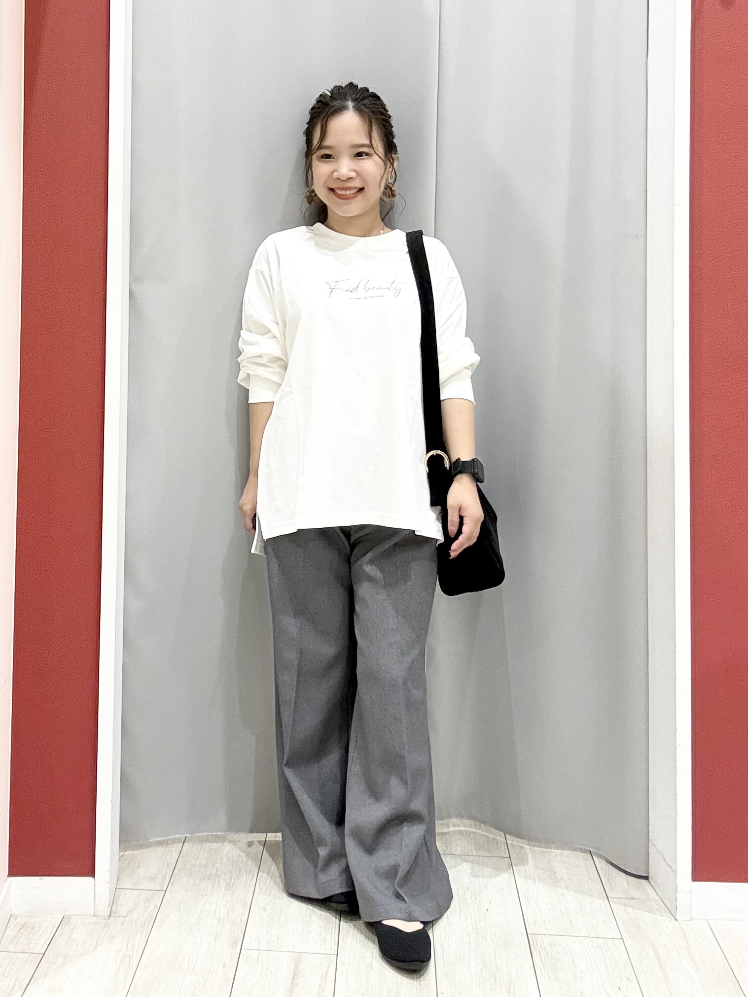 shioさんの「SHOO･LA･RUE｜【セットアップ可/洗濯機可】軽やかに羽織れる スポンディッシュ ニットカーディガン」を使ったコーディネート