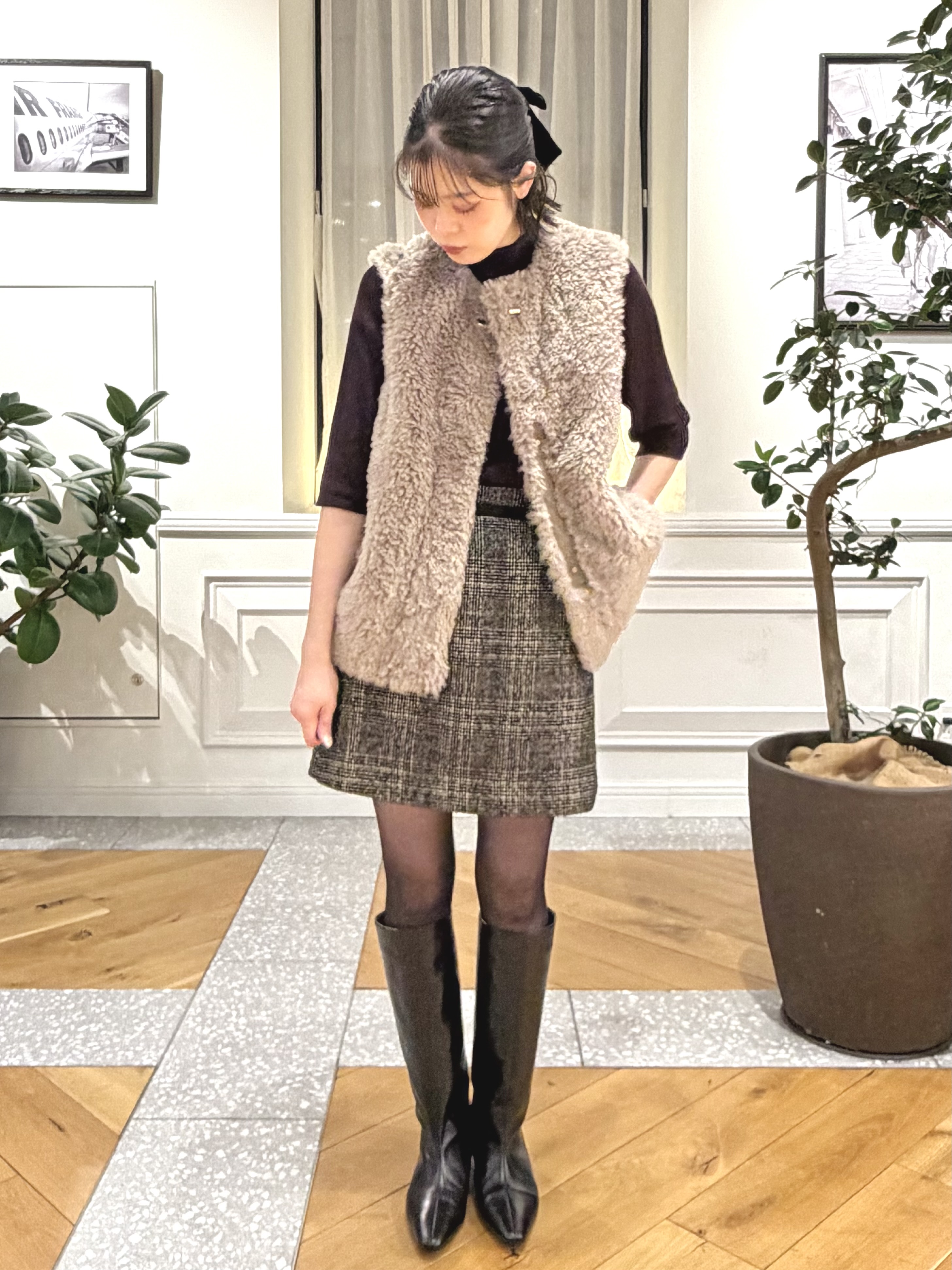 pupiさんの「DRESSTERIOR｜エコファージレ」を使ったコーディネート