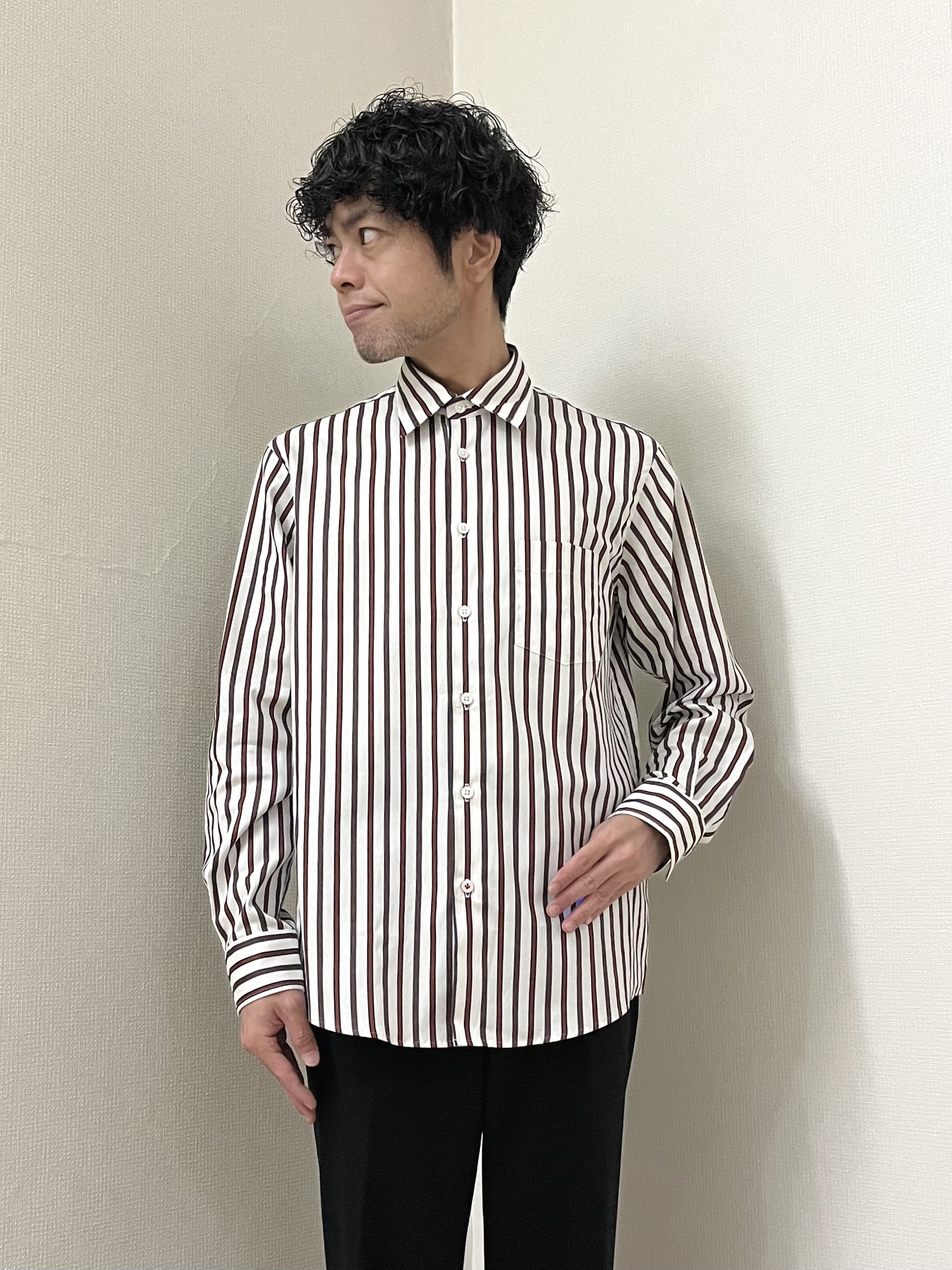 URAさんの「TAKEO KIKUCHI｜【BOWLER HAT LABEL】CARREMANツイルジャージ　ジャケット」を使ったコーディネート