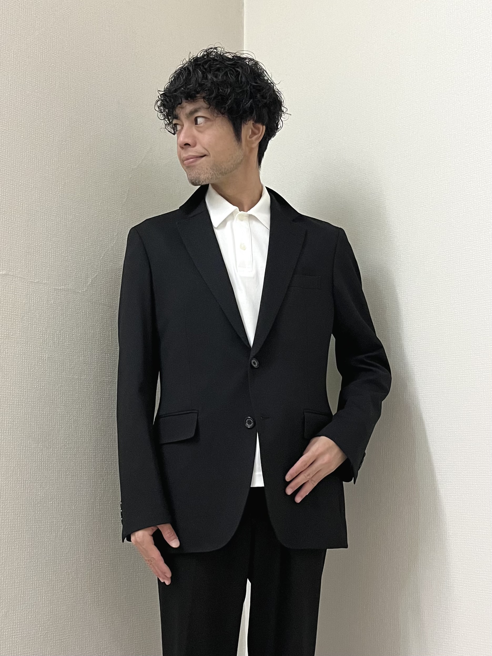 URAさんの「TAKEO KIKUCHI｜【BOWLER HAT LABEL】CARREMANツイルジャージ　ジャケット」を使ったコーディネート