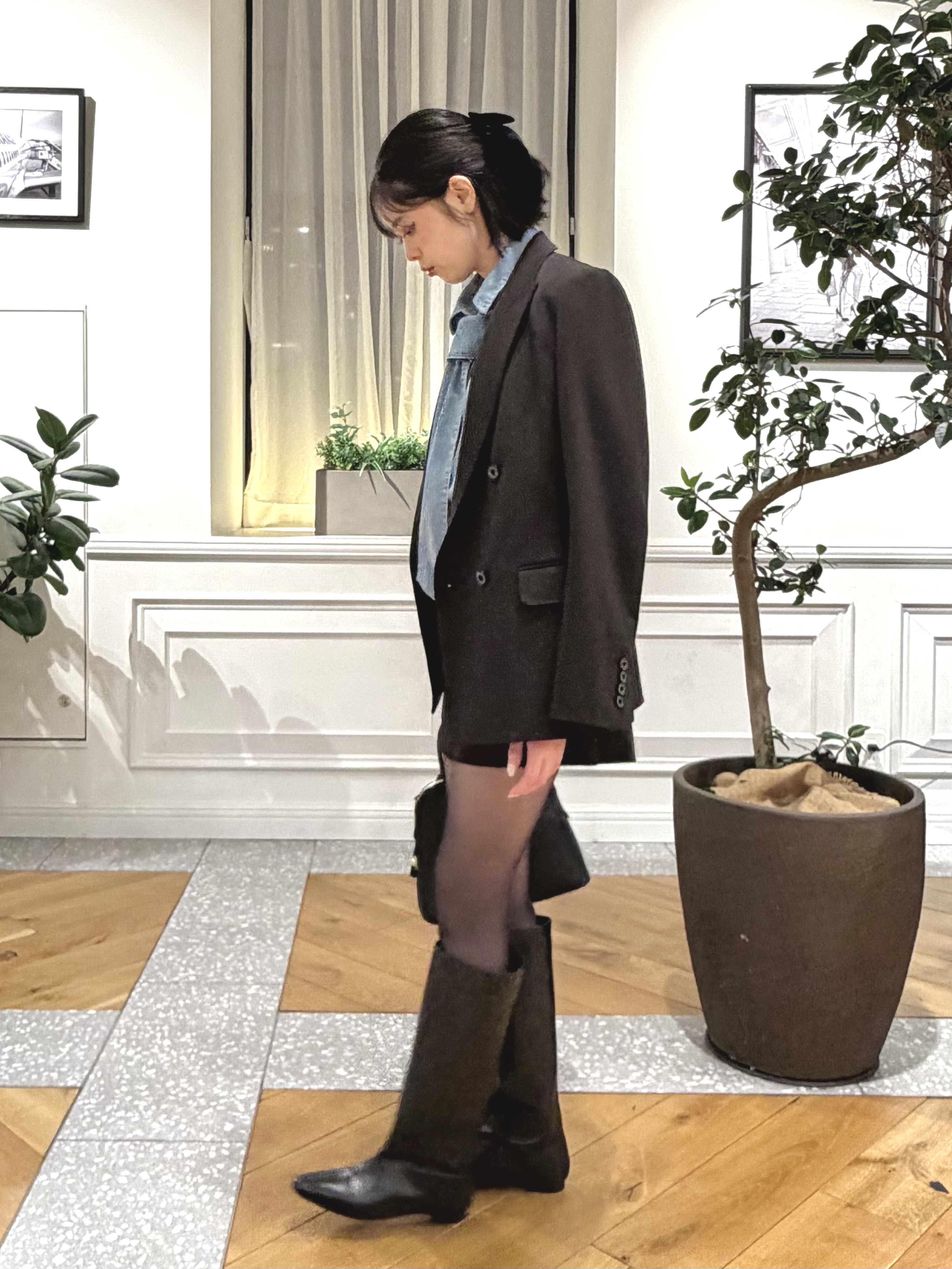 pupiさんの「DRESSTERIOR｜【セットアップ可/温度調節】コンフォータブルジャケット」を使ったコーディネート