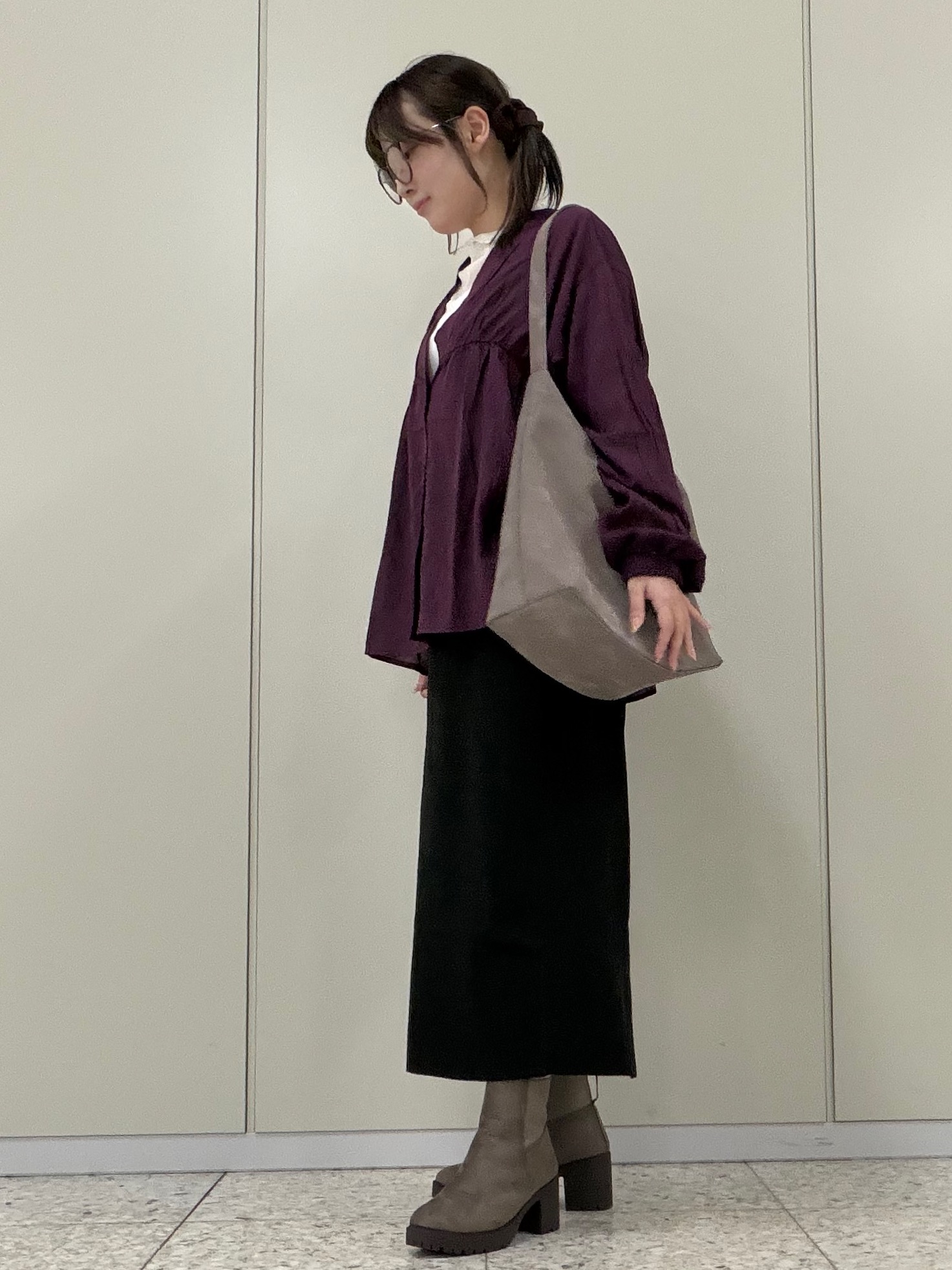 ひよりん⭐️さんの「SHOO･LA･RUE｜【S-LL/洗濯機可】コーデにプラスするだけで垢抜ける 柄アソートシアーチュールトップス」を使ったコーディネート