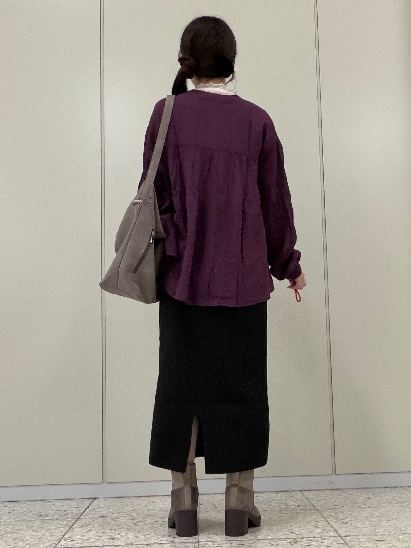ひよりん⭐️さんの「SHOO･LA･RUE｜【S-LL/洗濯機可】コーデにプラスするだけで垢抜ける 柄アソートシアーチュールトップス」を使ったコーディネート