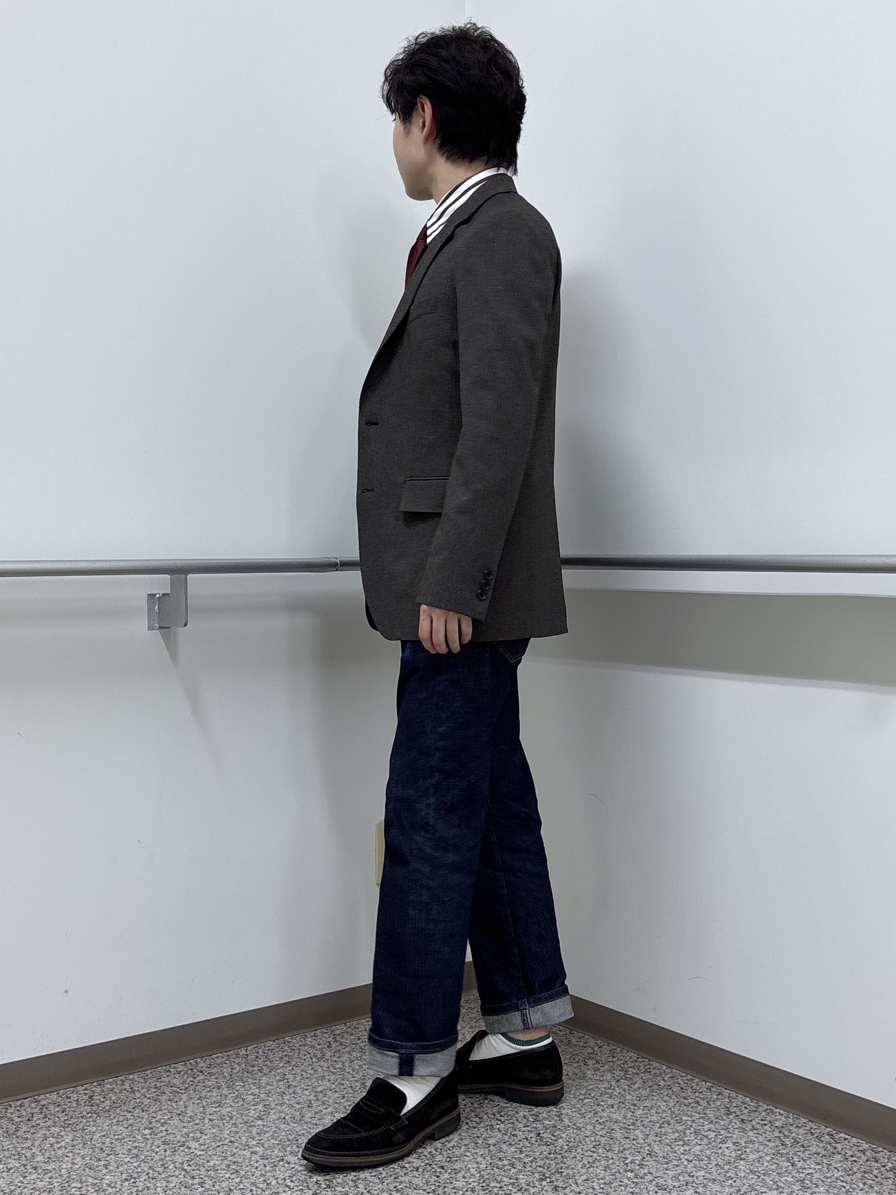 KEIさんの「TAKEO KIKUCHI｜ウールライクキャットフット ジャケット」を使ったコーディネート