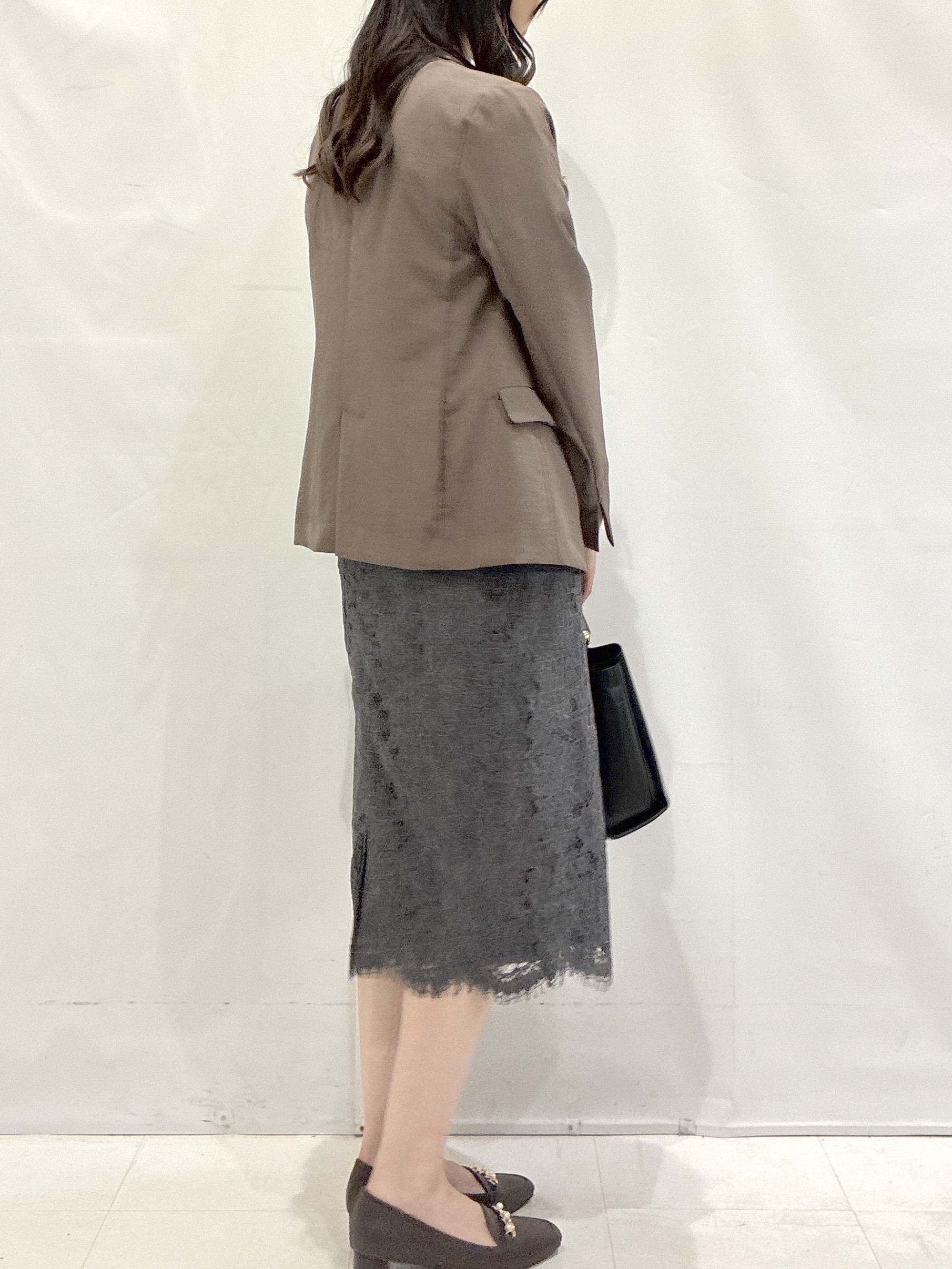 komaさんの「OPAQUE.CLIP｜《再入荷》ダブルブレストテーラードジャケット【接触冷感／吸水速乾／イージーアイロン／防シワ／洗濯機O」を使ったコーディネート