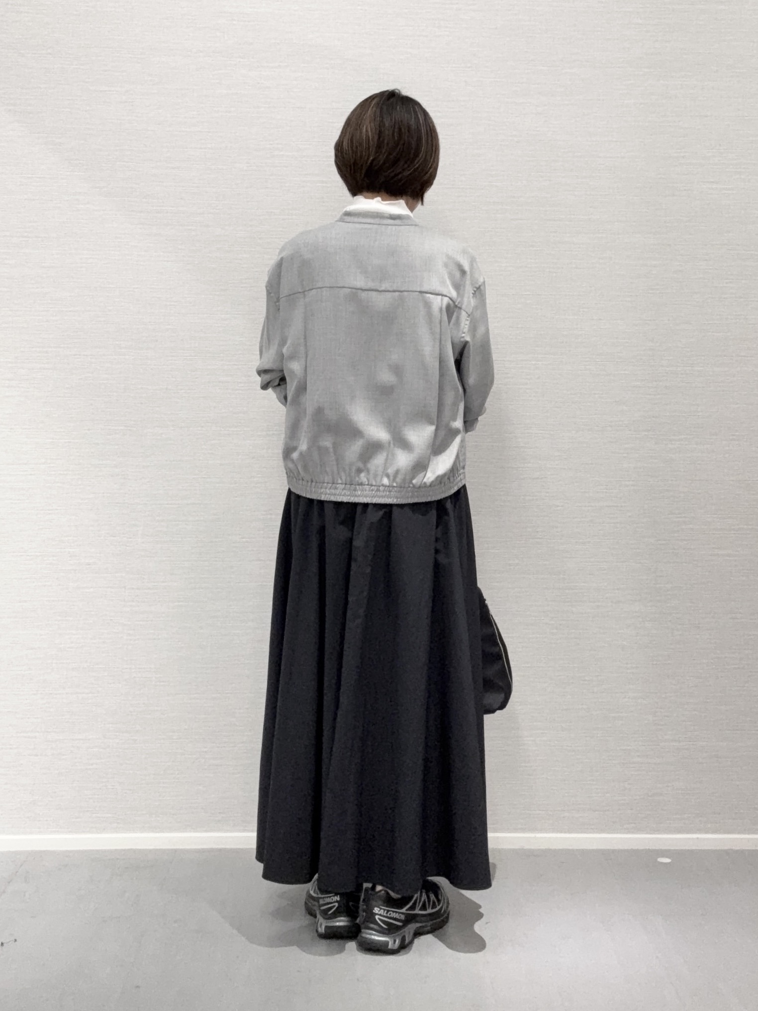 Yukoさんの「UNTITLED｜【セットアップ可/秋羽織り】メランジツイルシャツ」を使ったコーディネート