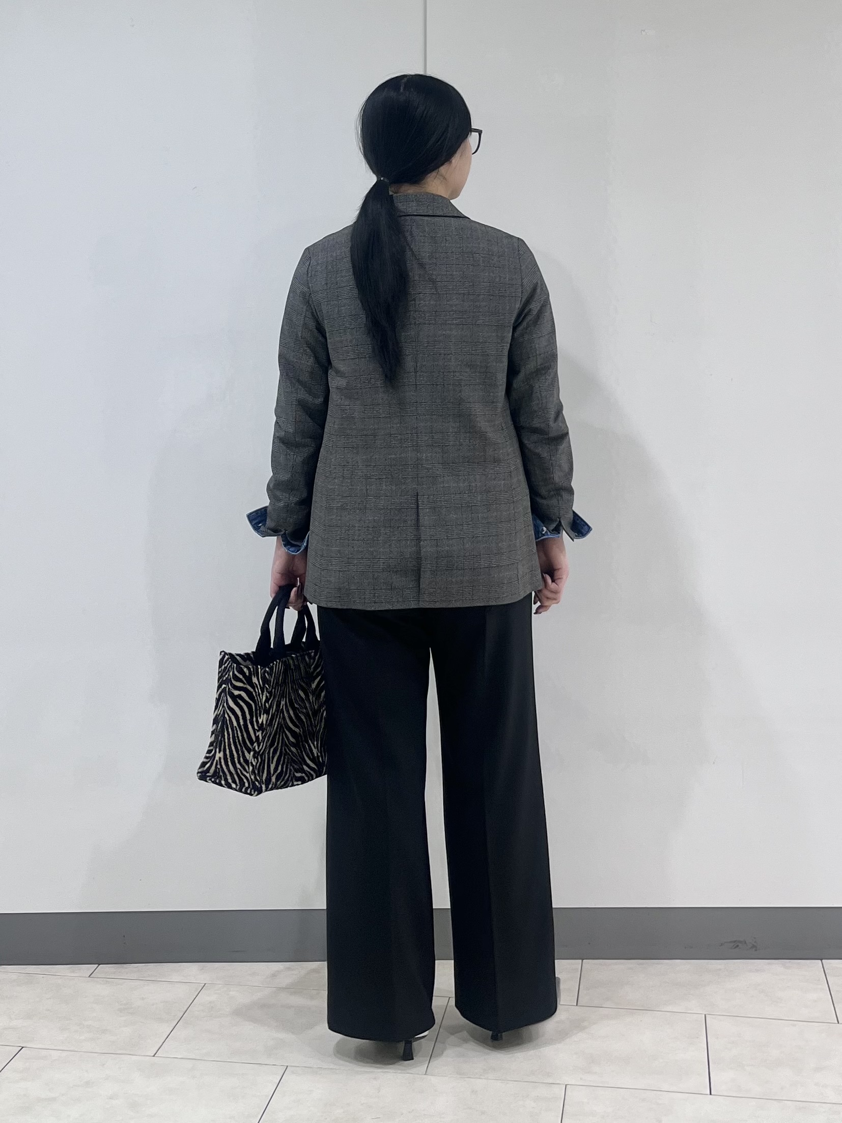hasuさんの「INDIVI｜【洗濯機OK／ストレッチ◎】秋はじめのダブルジャケット」を使ったコーディネート
