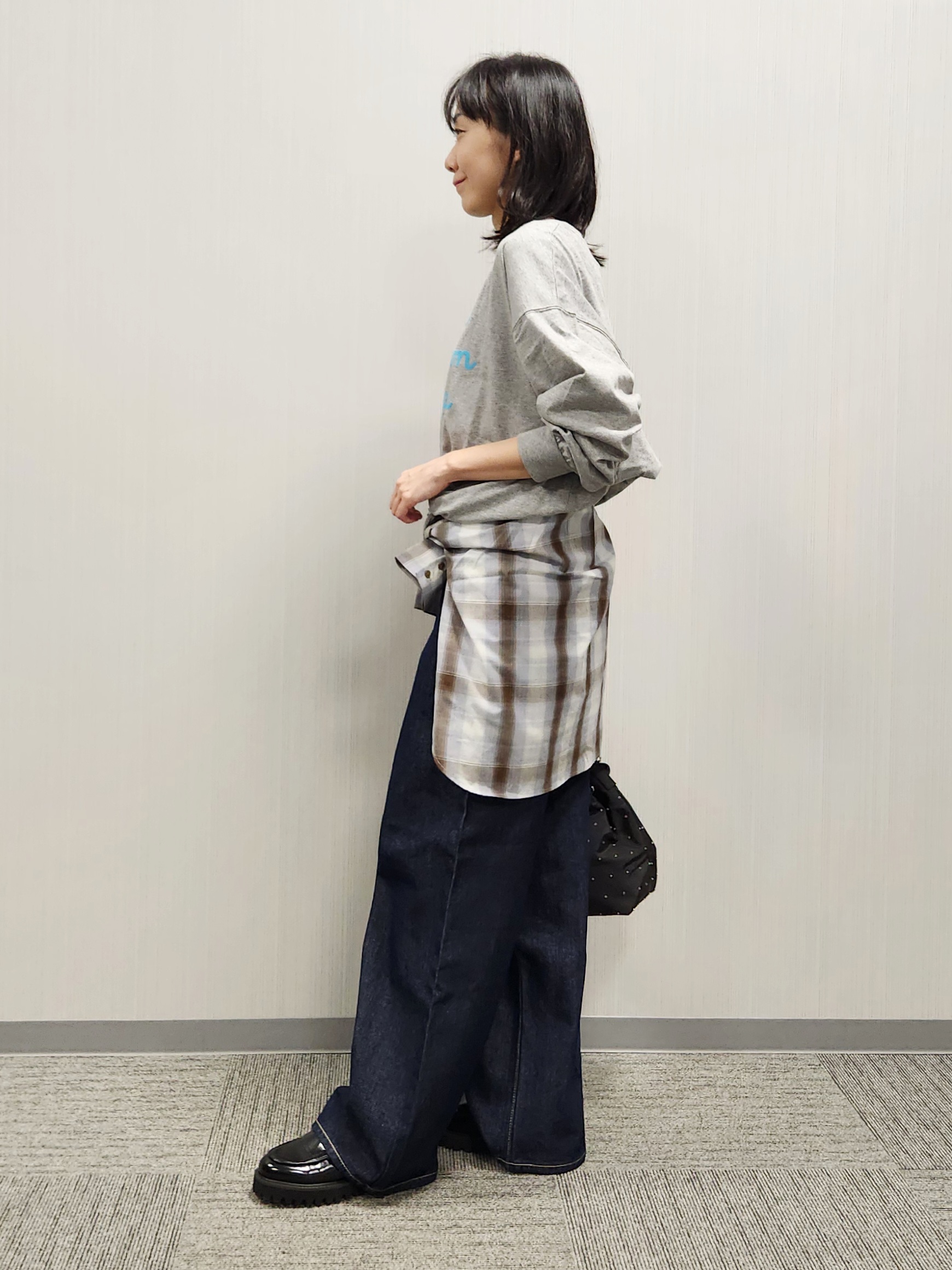 naraさんの「Dessin｜【洗える】オーガニックコットン ロングスリーブTシャツ」を使ったコーディネート