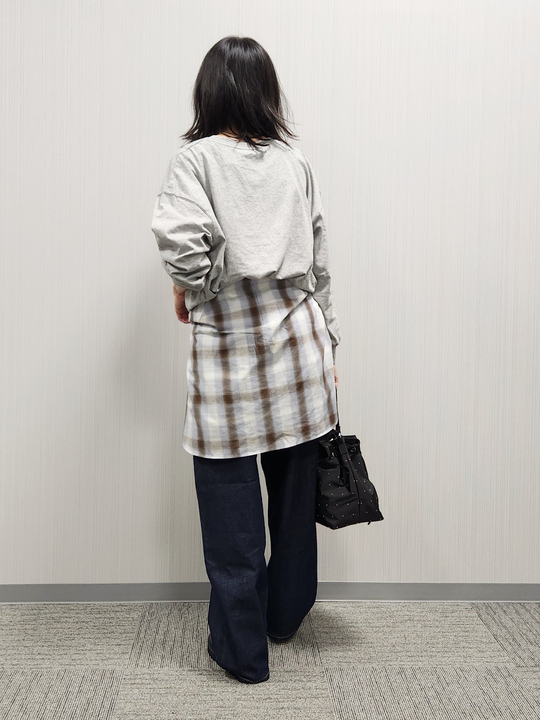 naraさんの「Dessin｜【洗える】オーガニックコットン ロングスリーブTシャツ」を使ったコーディネート