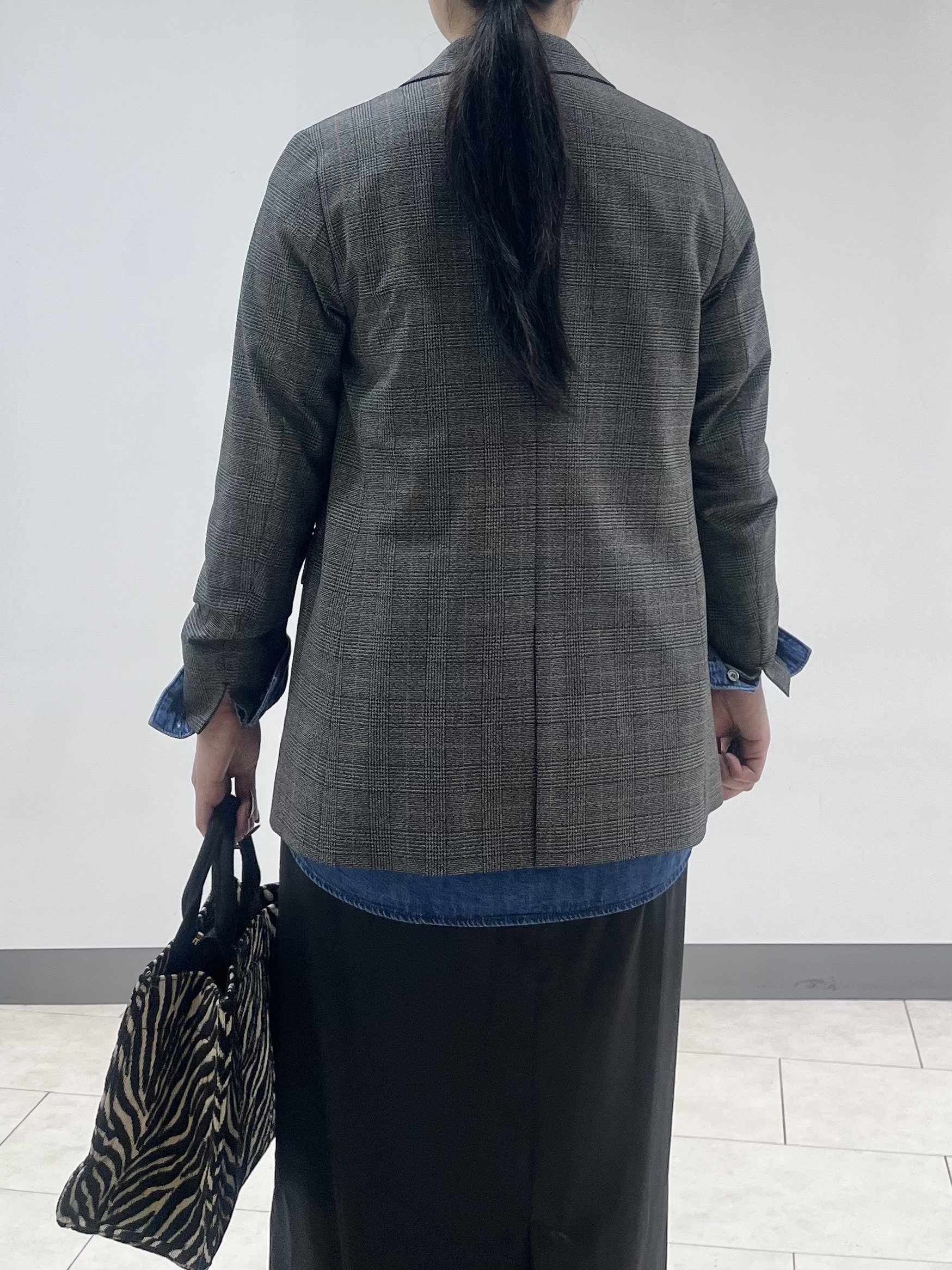 hasuさんの「INDIVI｜【洗濯機OK／ストレッチ◎】秋はじめのダブルジャケット」を使ったコーディネート