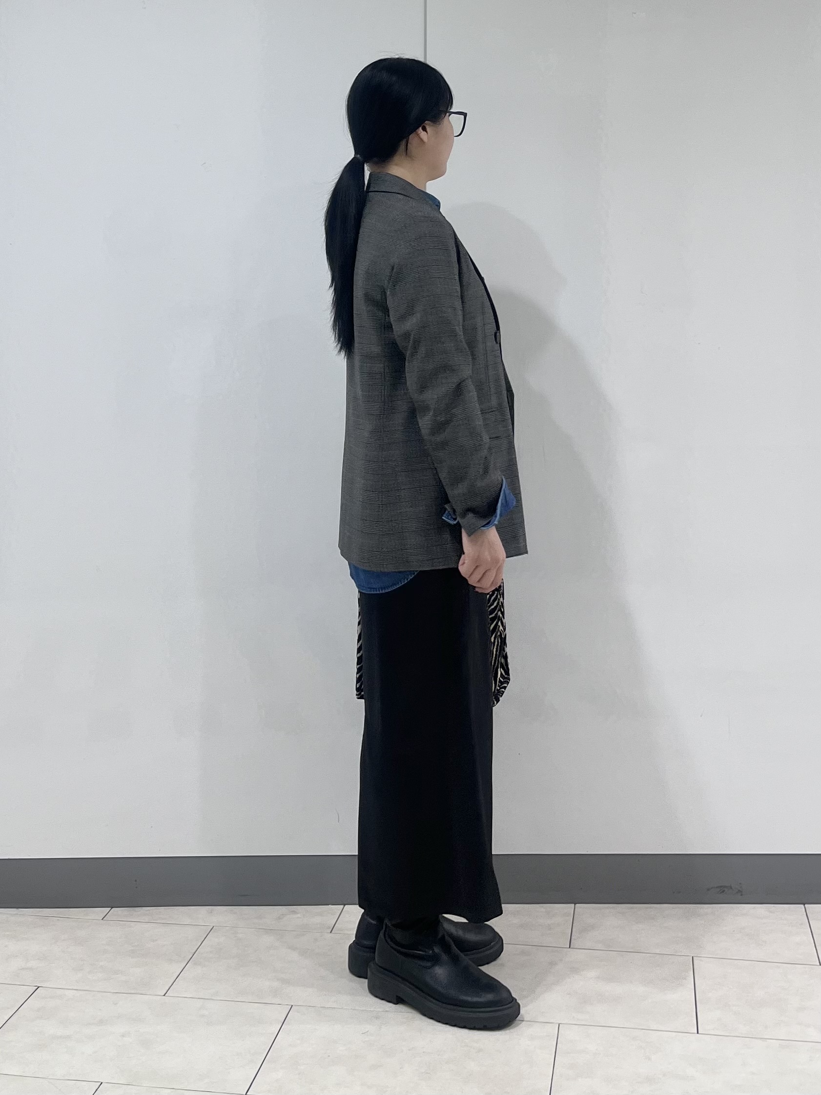 hasuさんの「INDIVI｜【洗濯機OK／ストレッチ◎】秋はじめのダブルジャケット」を使ったコーディネート