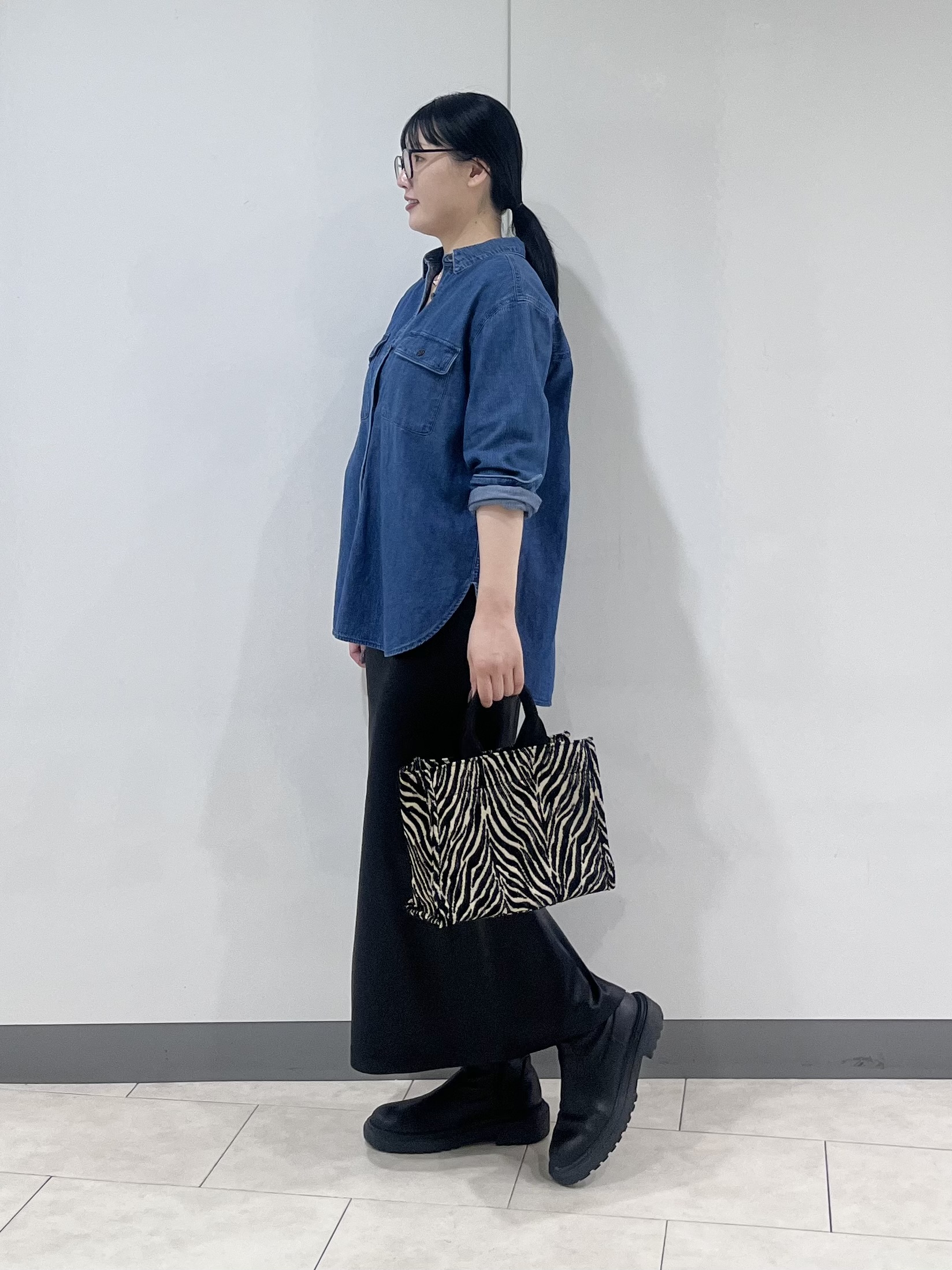 hasuさんの「INDIVI｜【洗濯機OK／ストレッチ◎】秋はじめのダブルジャケット」を使ったコーディネート