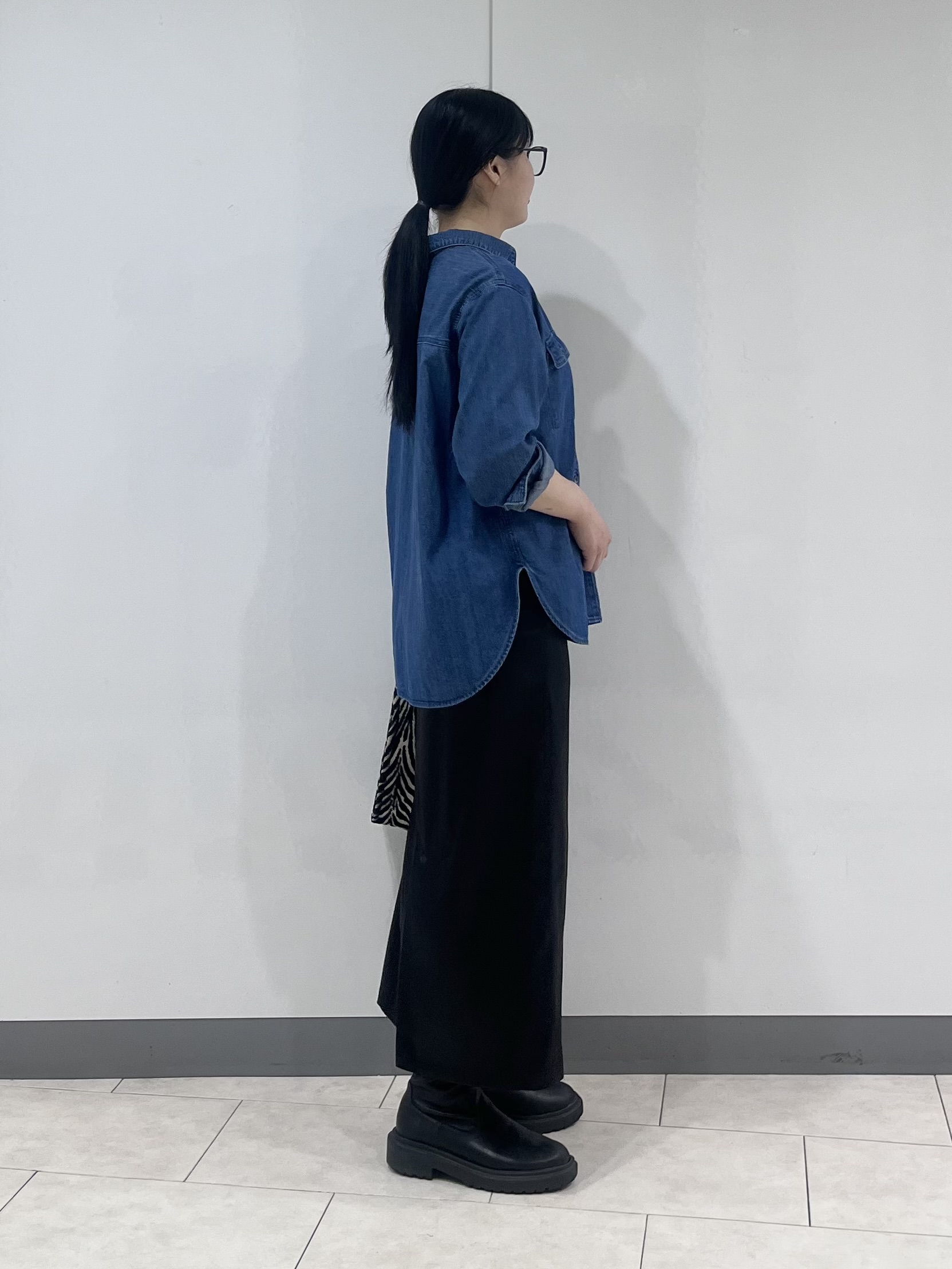 hasuさんの「INDIVI｜【洗濯機OK／ストレッチ◎】秋はじめのダブルジャケット」を使ったコーディネート