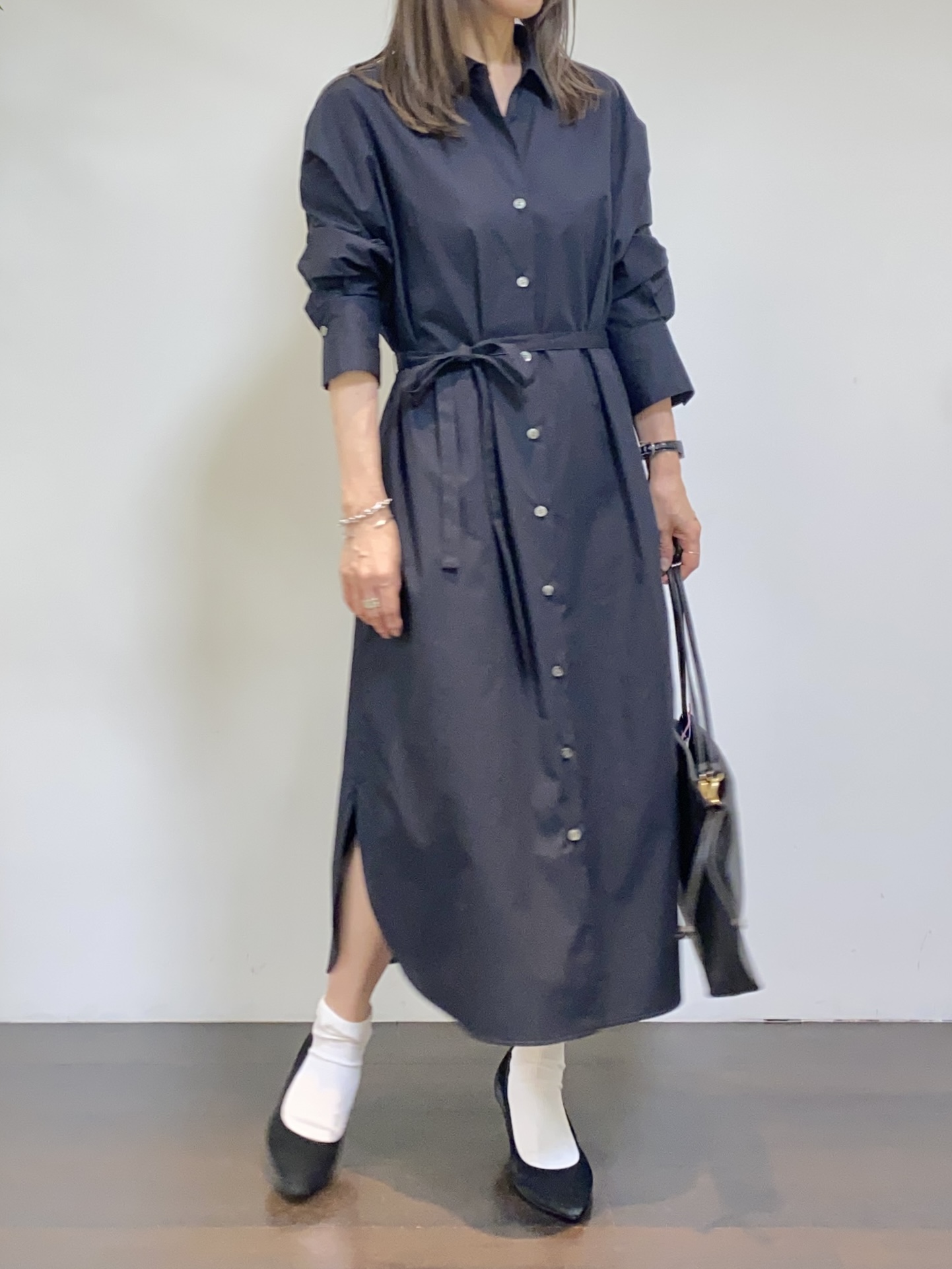 tomoさんの「UNTITLED｜【ジャケットライク/秋羽織り】ファンシーヤーンツイードニットカーディガン」を使ったコーディネート