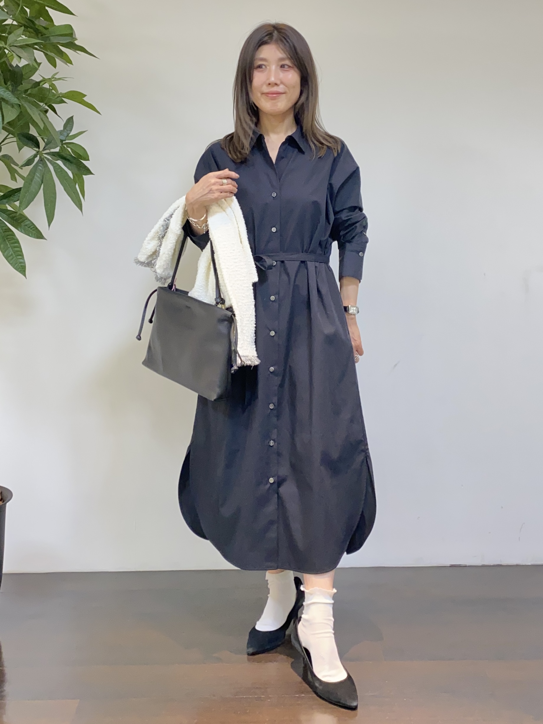 tomoさんの「UNTITLED｜【ジャケットライク/秋羽織り】ファンシーヤーンツイードニットカーディガン」を使ったコーディネート