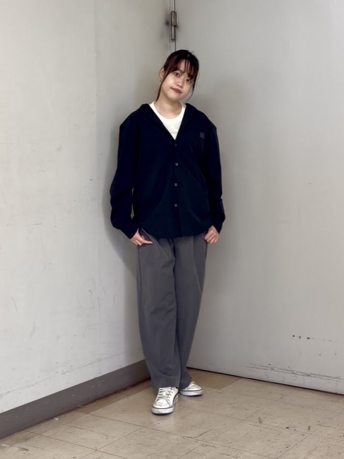 かわぴーさんの「TAKEO KIKUCHI｜シルケット ボーダー 長袖 Tシャツ」を使ったコーディネート