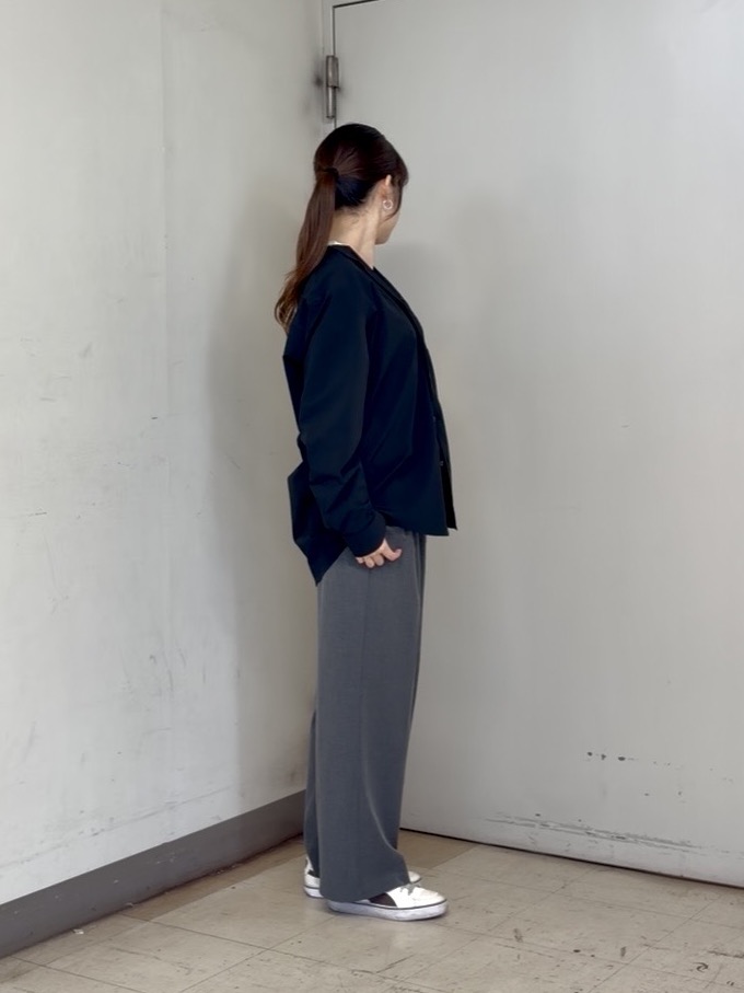 かわぴーさんの「TAKEO KIKUCHI｜シルケット ボーダー 長袖 Tシャツ」を使ったコーディネート