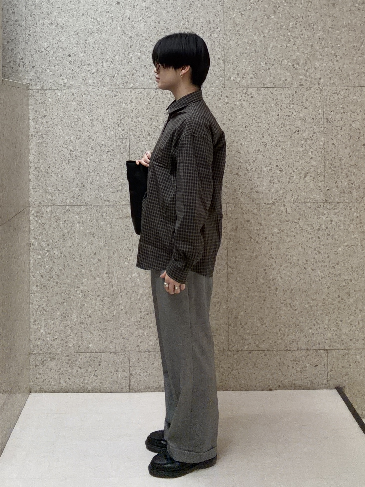 キムラさんの「TAKEO KIKUCHI｜【日本製/Sサイズ～】リラックスフィットシャツ」を使ったコーディネート
