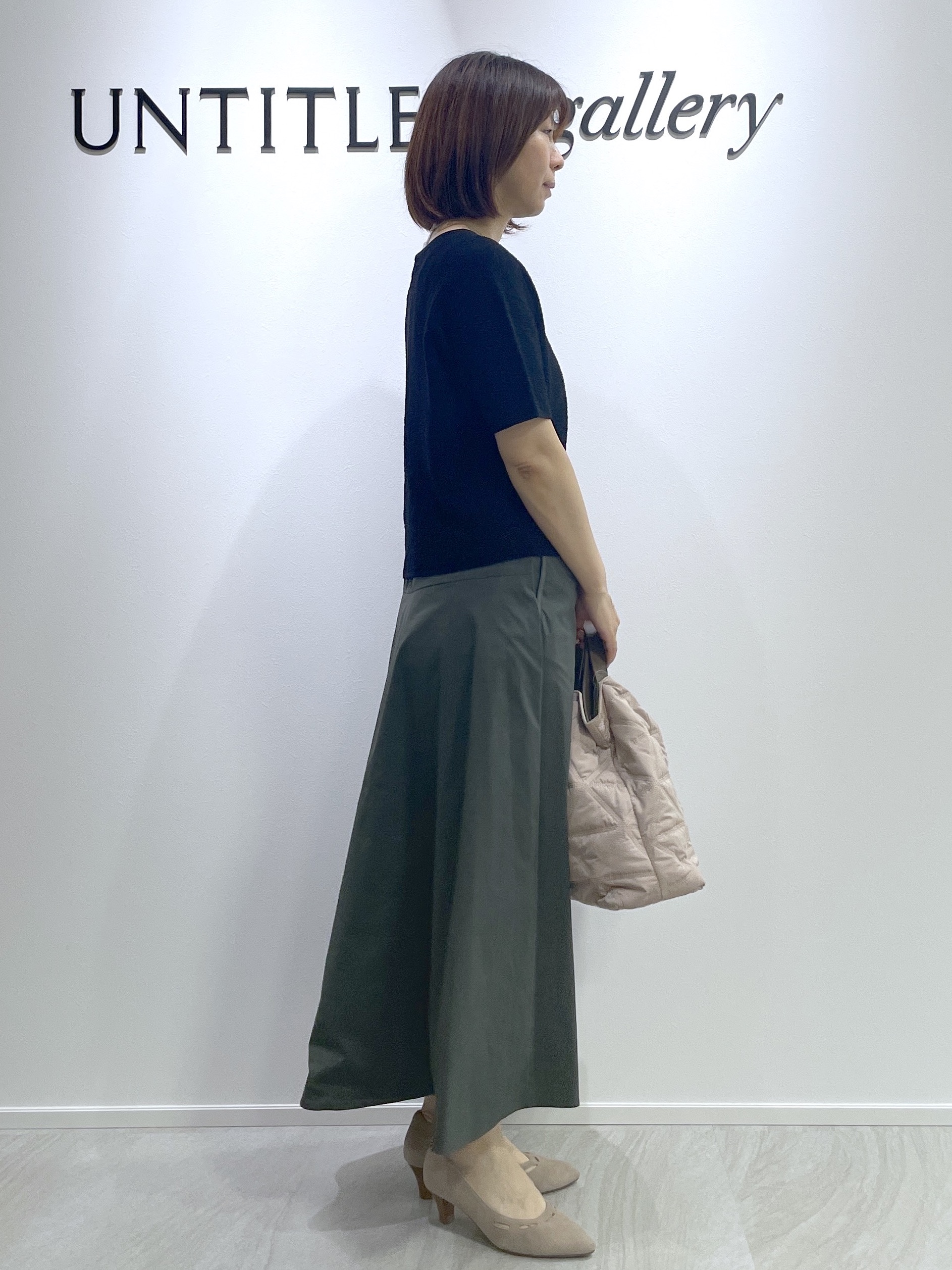 hanaさんの「UNTITLED｜【セットアップ可/ストレッチ性】ドライタッチニットプルオーバー」を使ったコーディネート