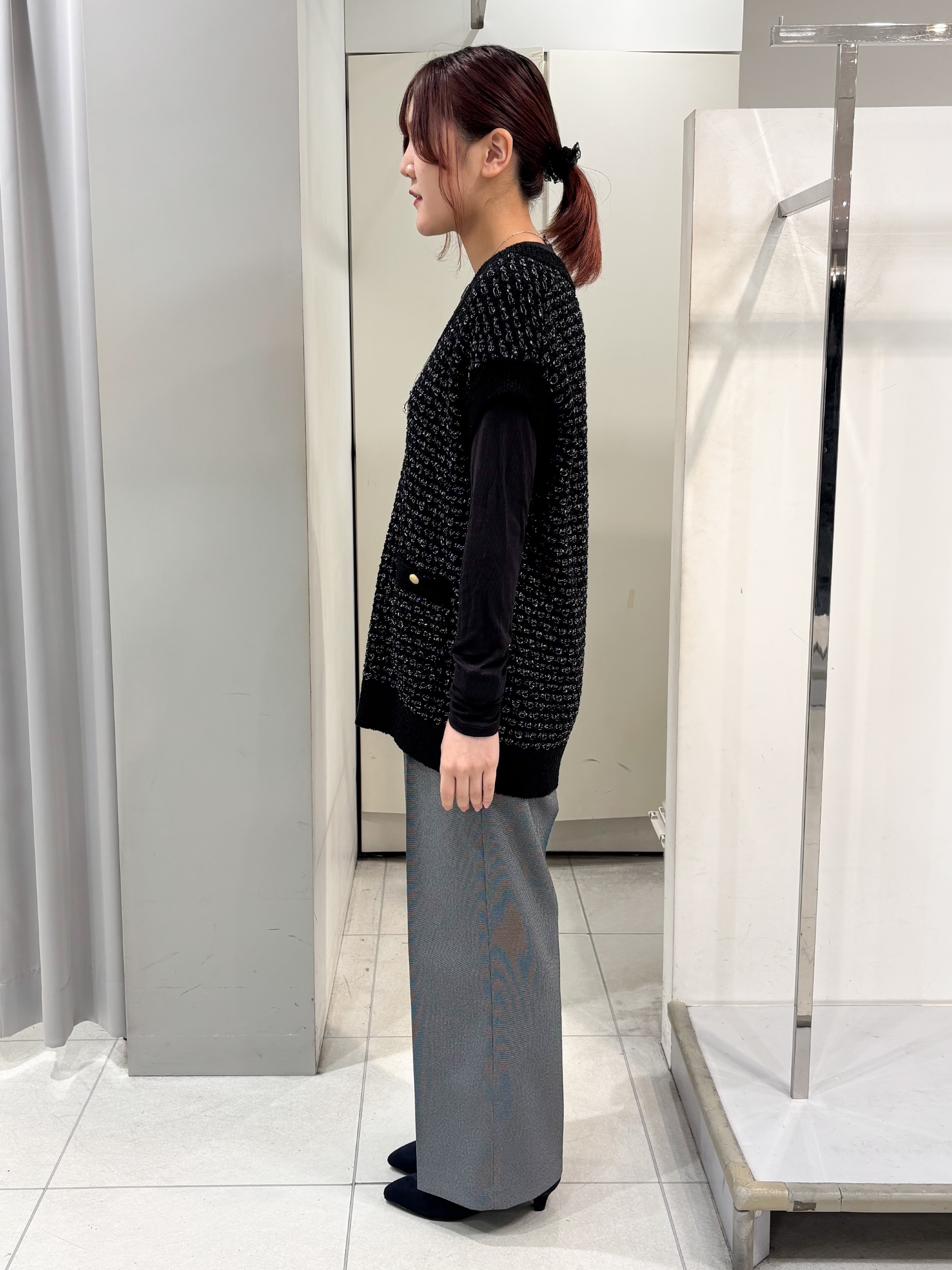 yuiさんの「Reflect｜【インナーに◎】クルーネックプルオーバー」を使ったコーディネート