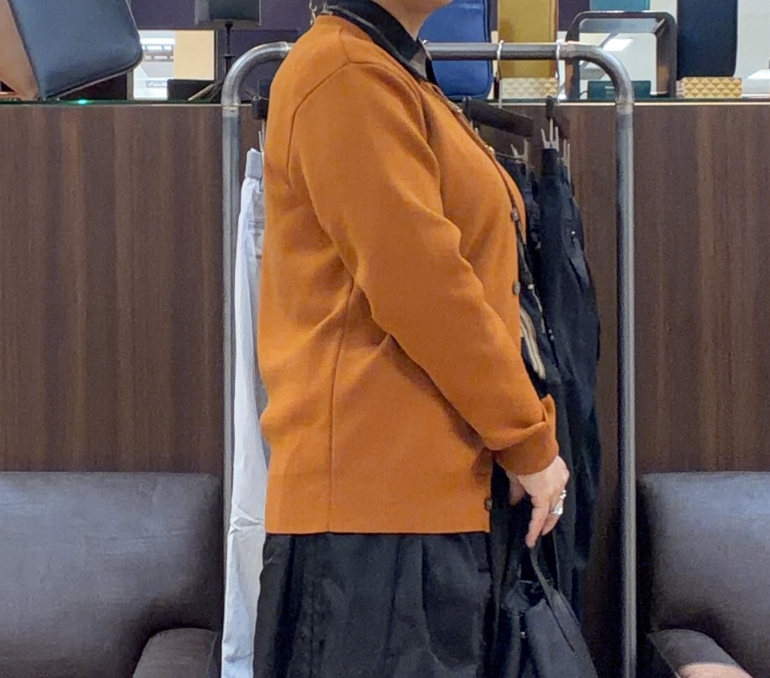 735さんの「TAKEO KIKUCHI｜【BOWLER HAT LABEL】日本製クルーネックカーディガン」を使ったコーディネート