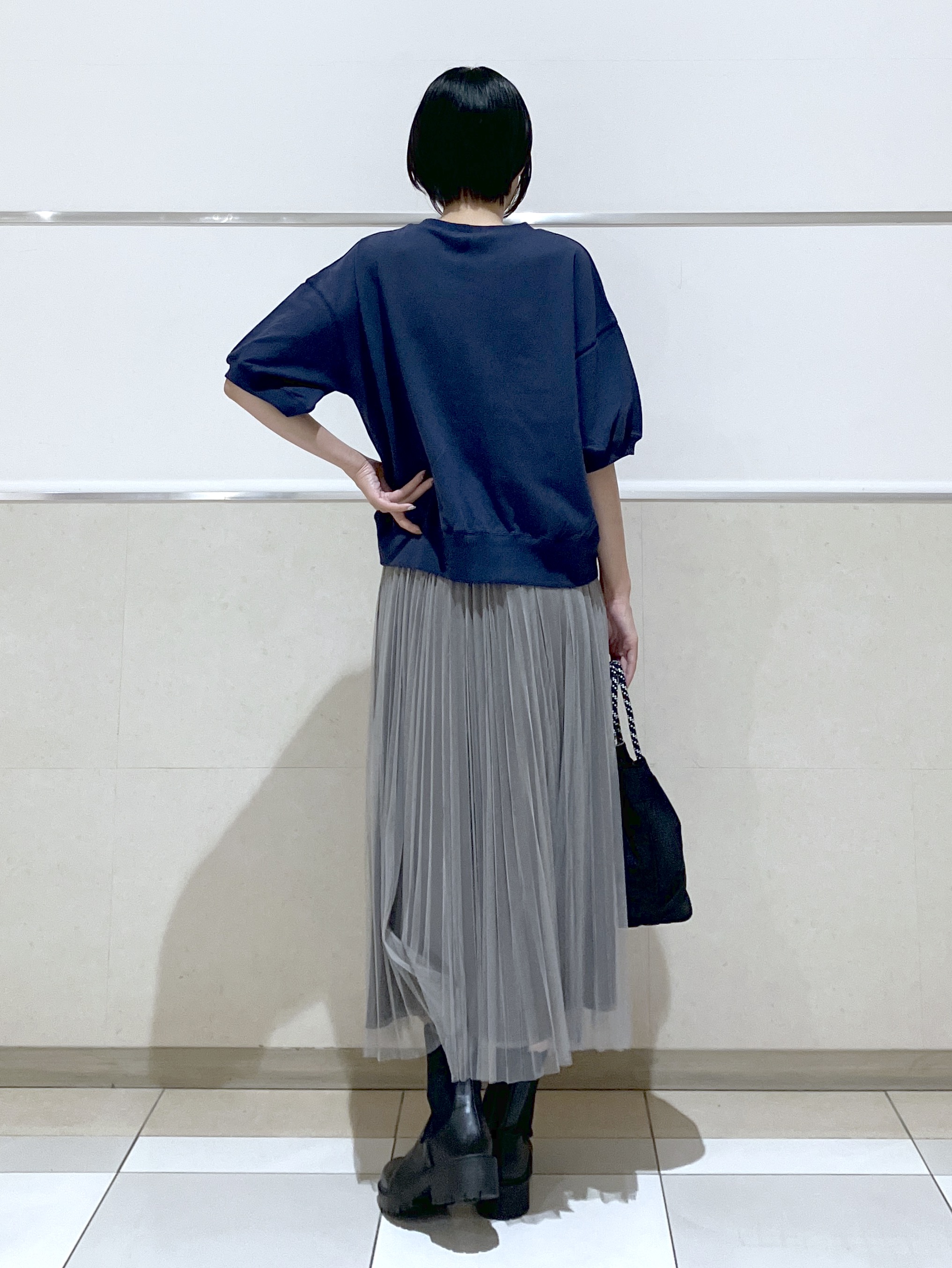 eriko さんの「Dessin｜ハーフスリーブロゴプルオーバー」を使ったコーディネート