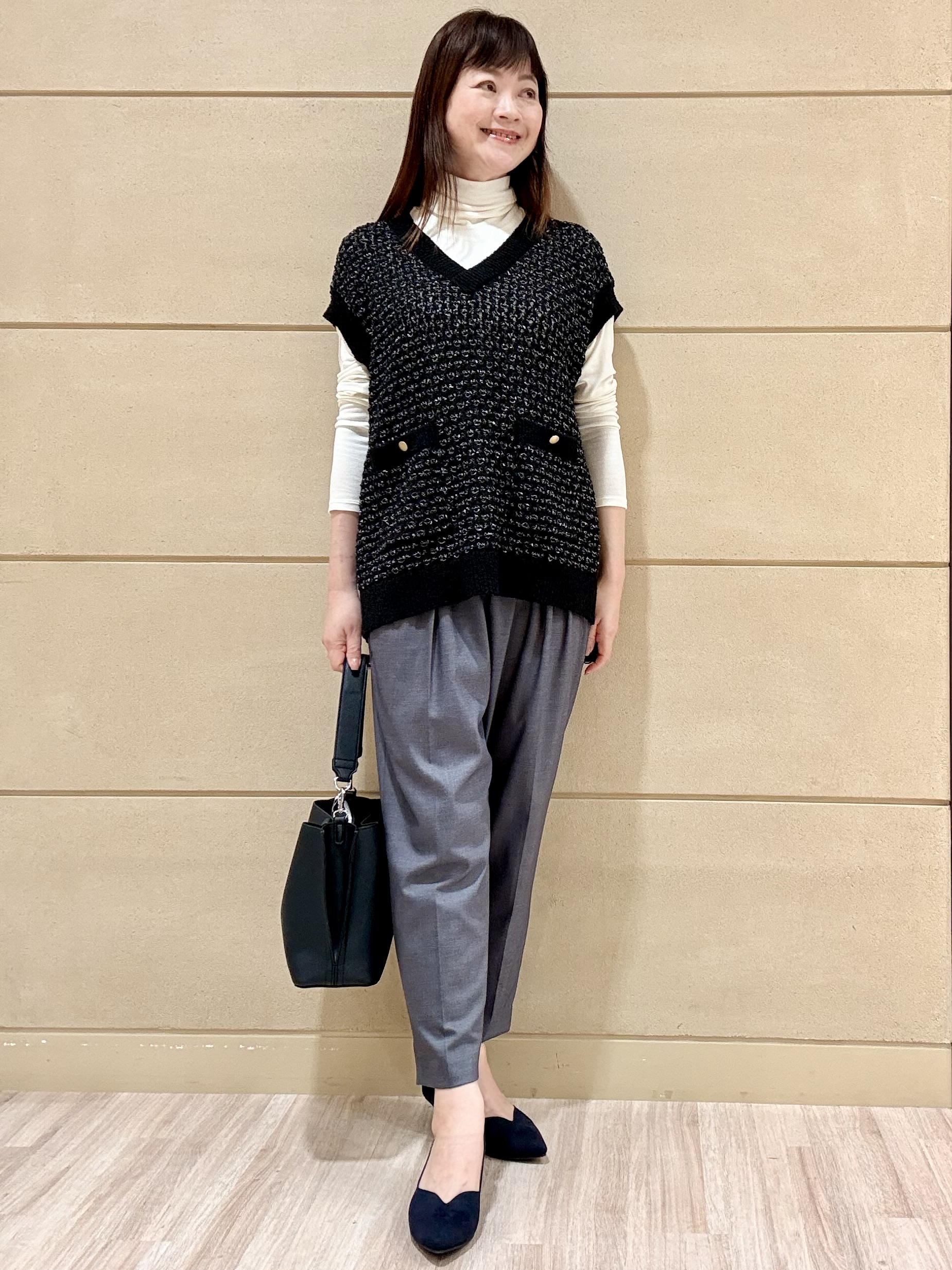 Marさんの「Reflect｜【インナーに◎】タートルネックプルオーバー」を使ったコーディネート