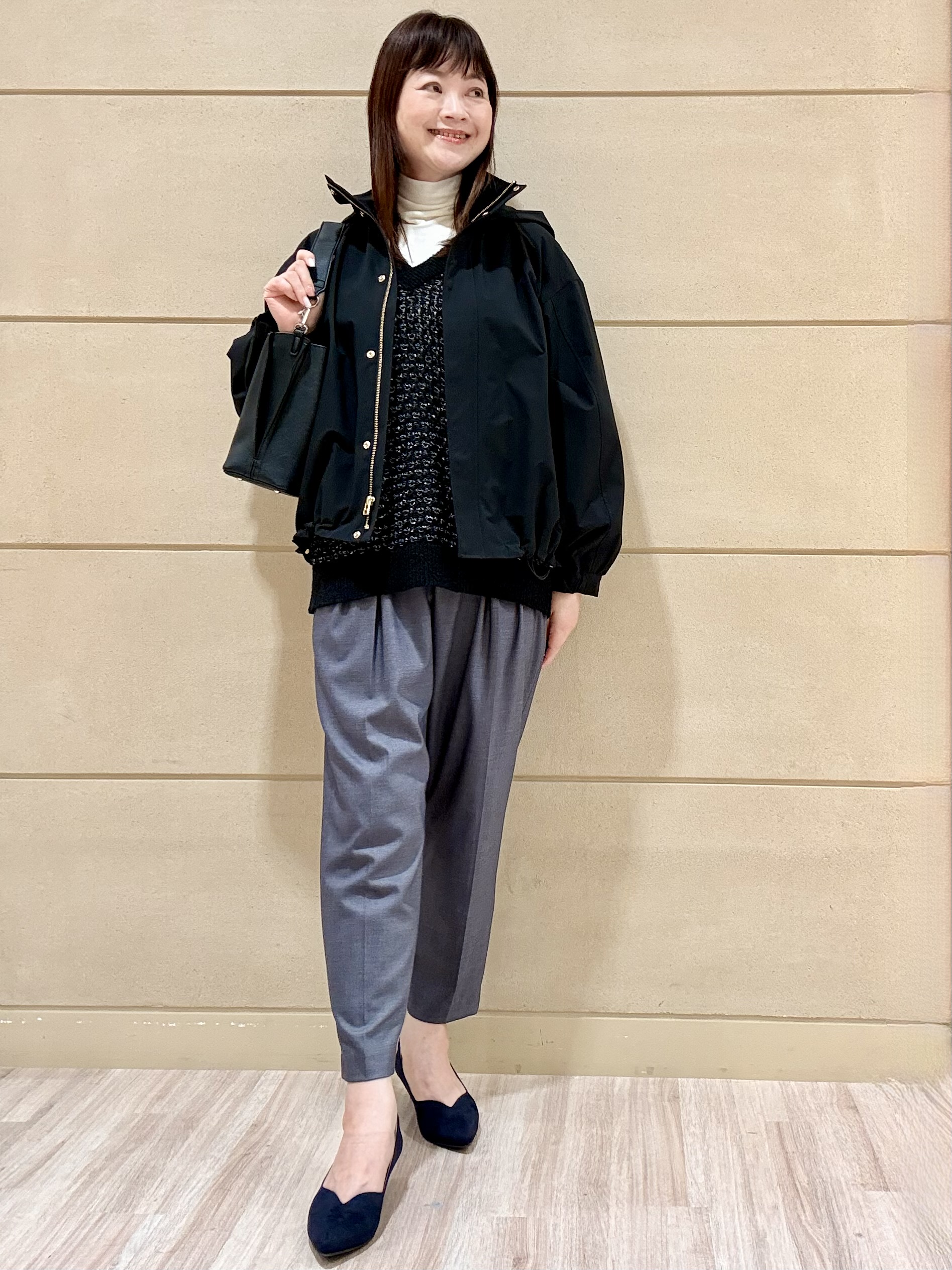 Marさんの「Reflect｜【インナーに◎】タートルネックプルオーバー」を使ったコーディネート