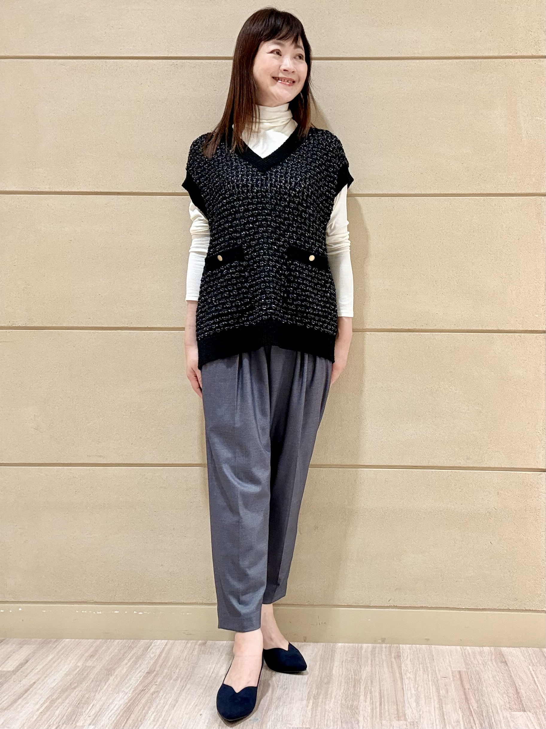 Marさんの「Reflect｜【インナーに◎】タートルネックプルオーバー」を使ったコーディネート