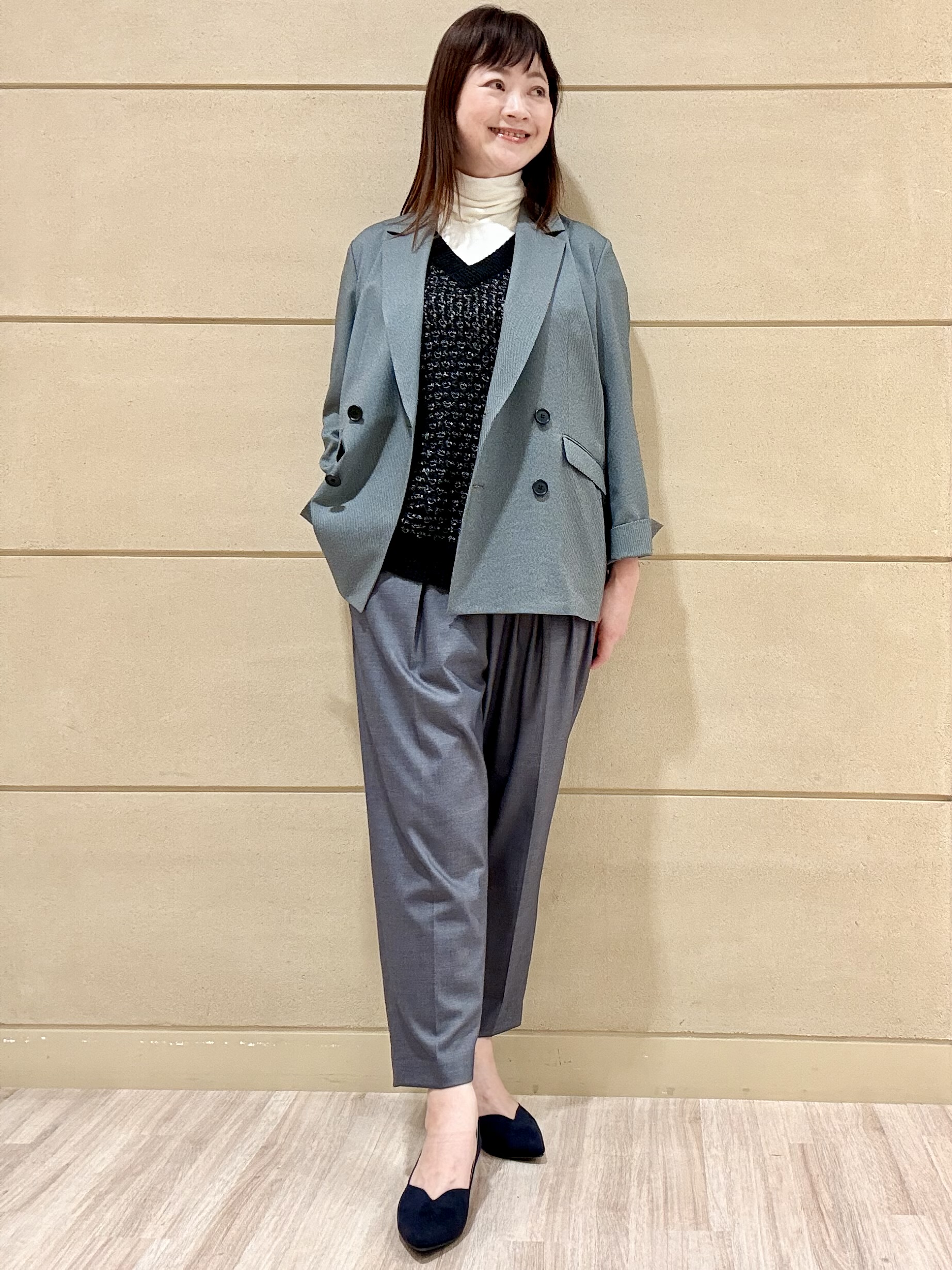 Marさんの「Reflect｜【インナーに◎】タートルネックプルオーバー」を使ったコーディネート