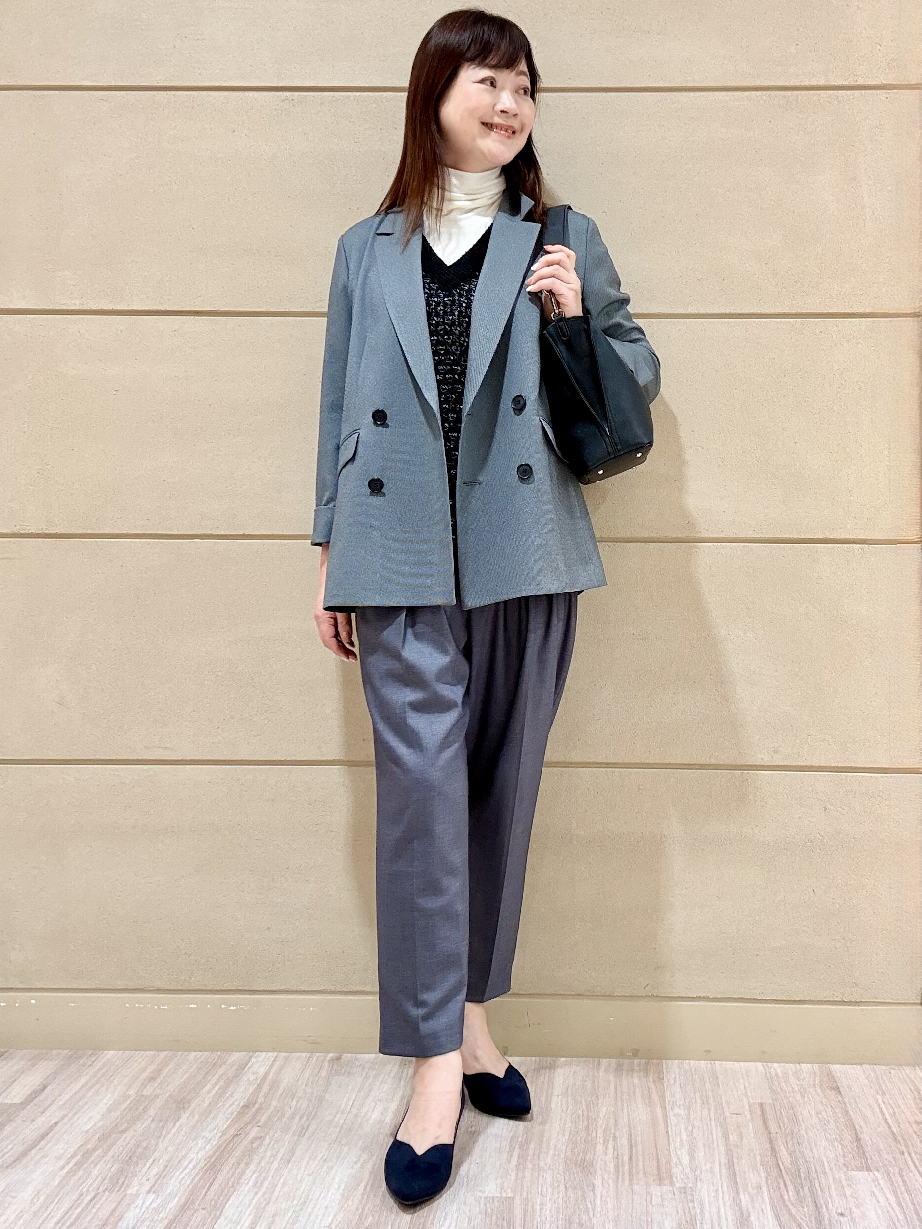 Marさんの「Reflect｜【インナーに◎】タートルネックプルオーバー」を使ったコーディネート