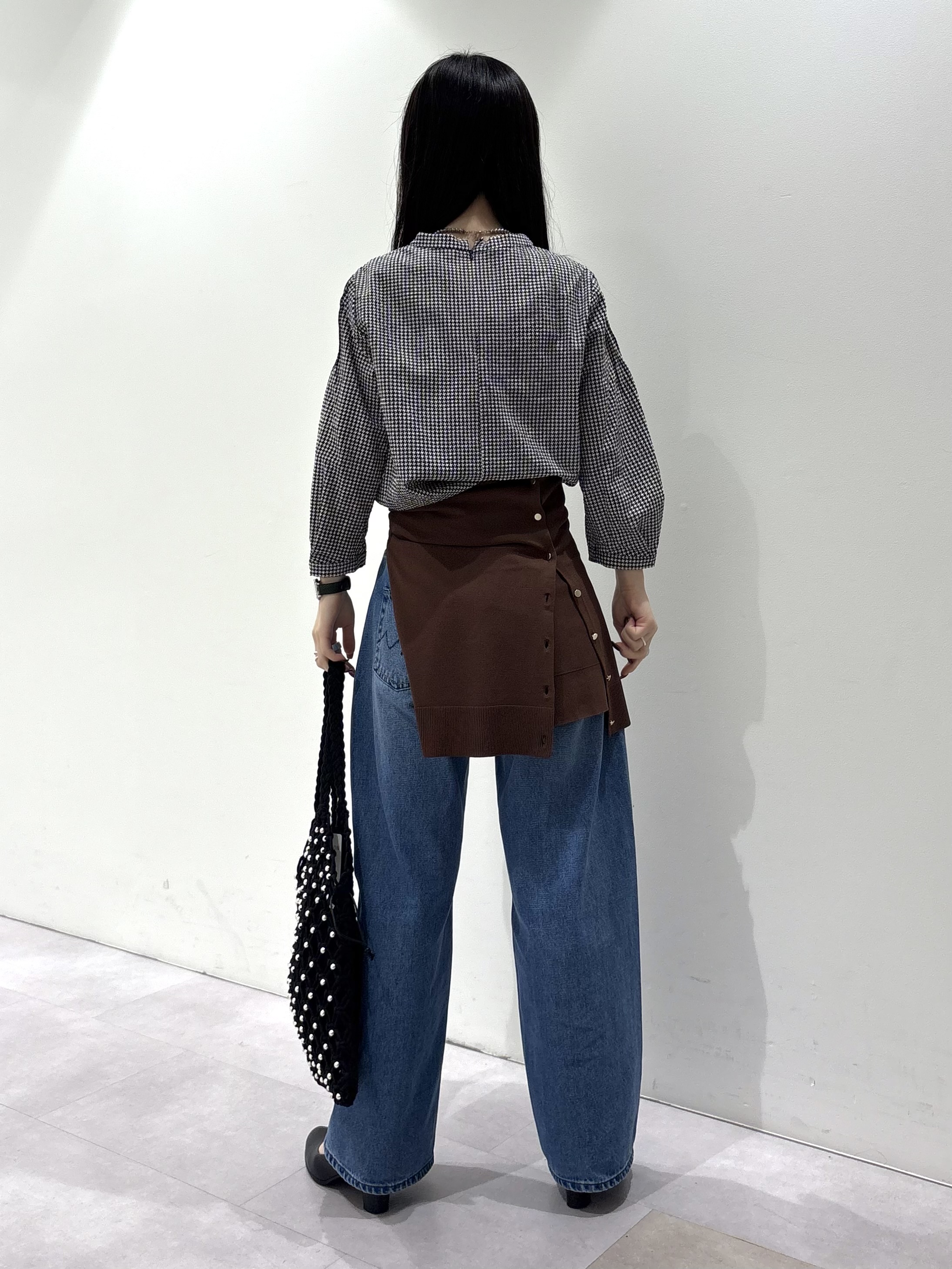 KEIKOさんの「INDIVI｜【初秋にピッタリ！／洗える】凹凸素材ミニスタンドトップス」を使ったコーディネート