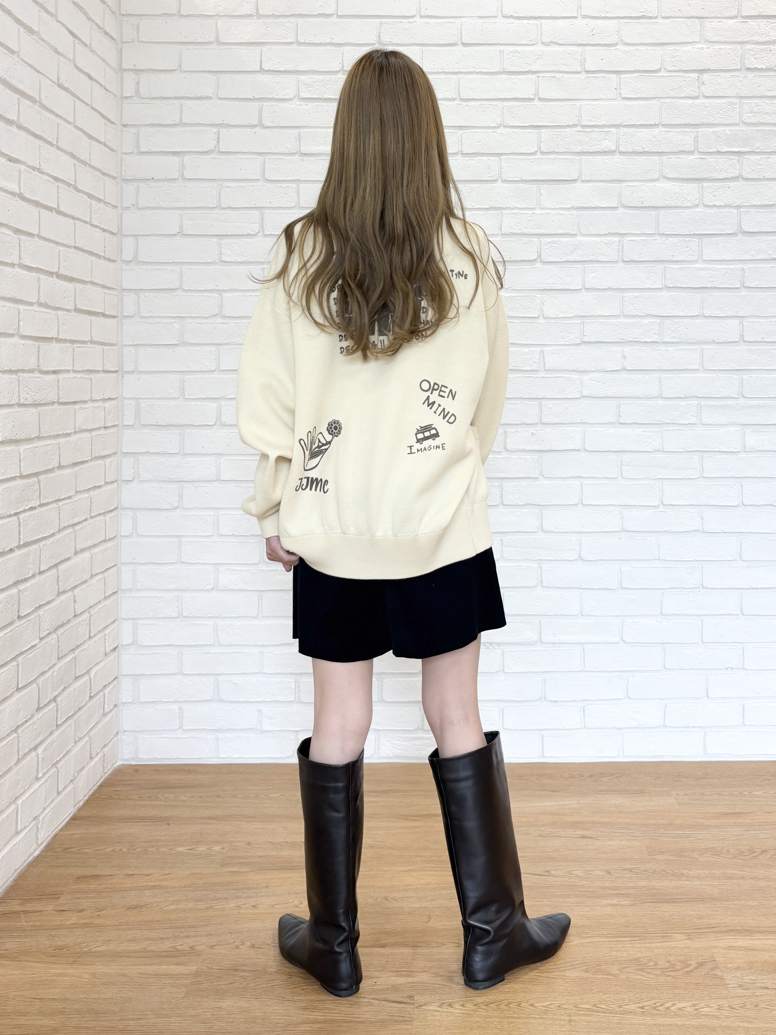 清水夏姫さんの「DRESSTERIOR｜【別注】マリリンモンロー/オフショットプリントT」を使ったコーディネート