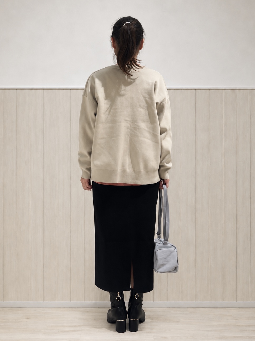 まつみさんの「SHOO･LA･RUE｜【セットアップ可/洗濯機可】軽やかに羽織れる スポンディッシュ ニットカーディガン」を使ったコーディネート