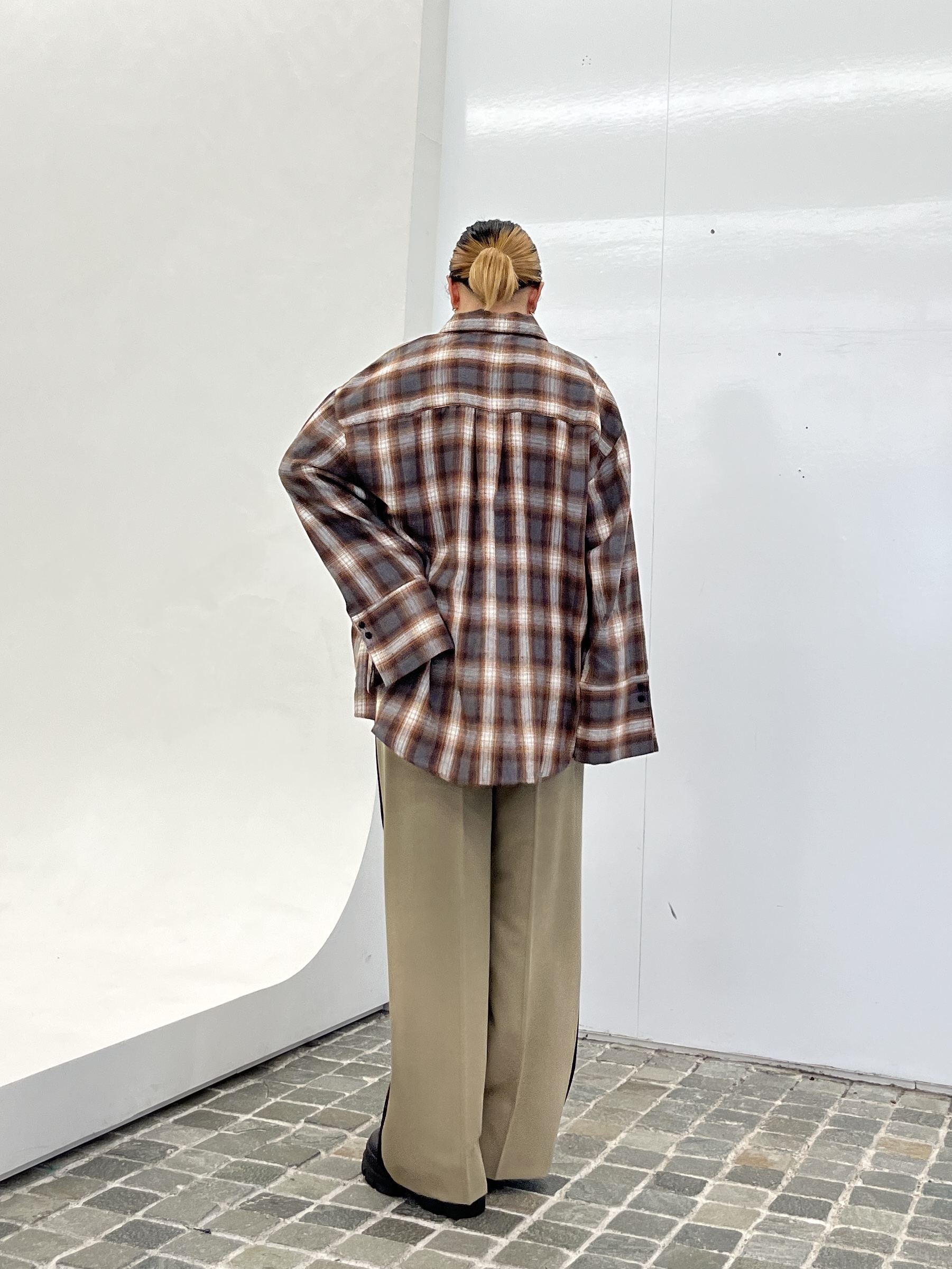 Harukaさんの「INDIVI｜チェックネルシャツ」を使ったコーディネート