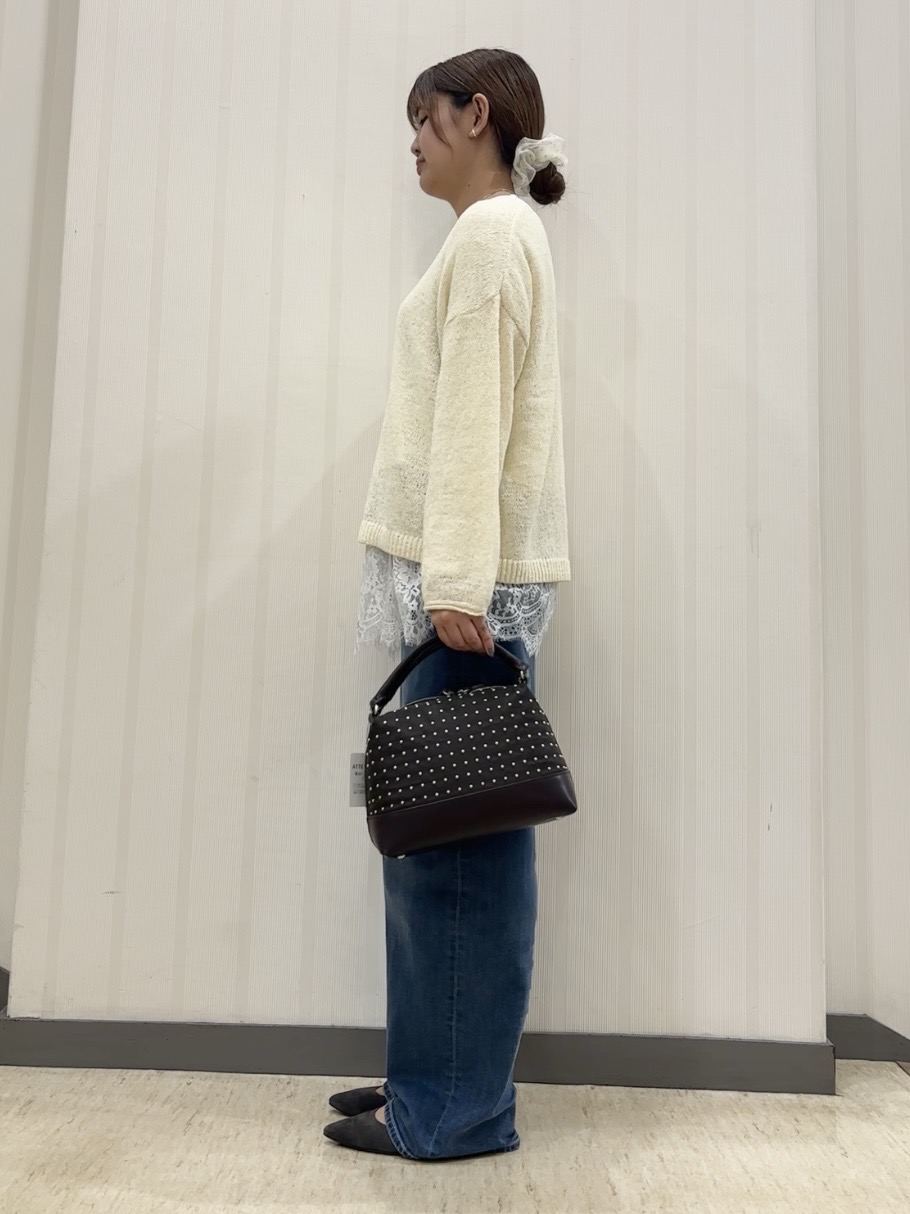 ちひさんの「INDIVI｜【洗える／程よいシアー感】凹凸素材ニット」を使ったコーディネート