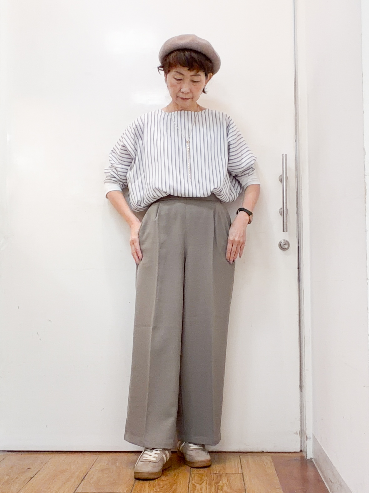みぃさんの「SHOO･LA･RUE｜【セットアップ可/洗濯機可】軽やかに羽織れる スポンディッシュ ニットカーディガン」を使ったコーディネート