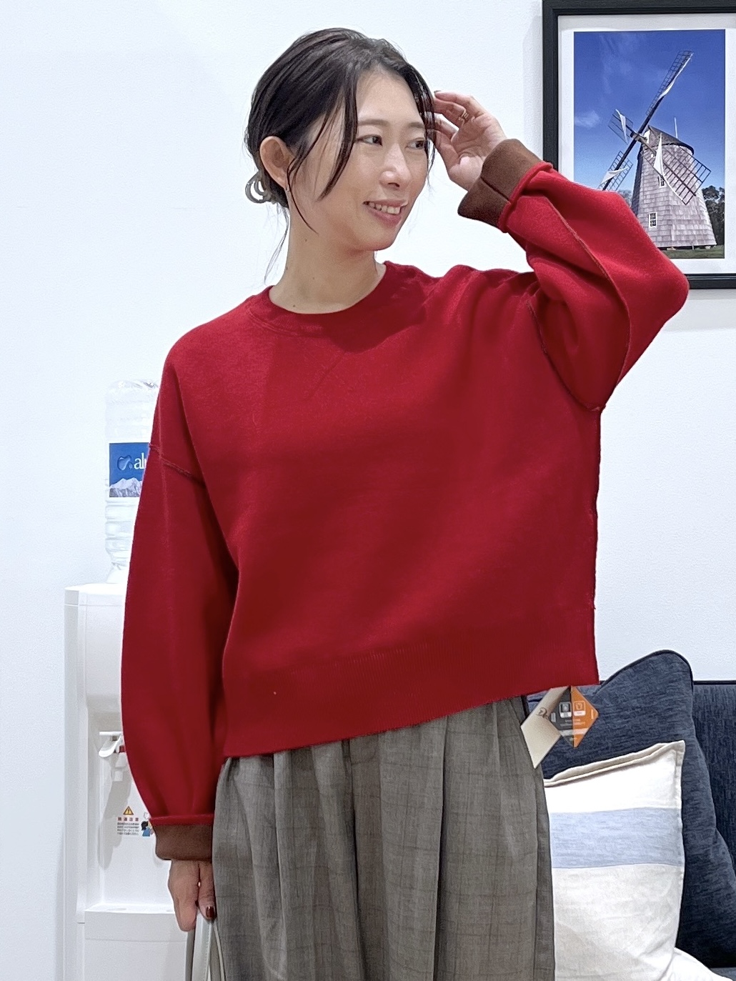 canaさんの「Dessin｜ウーステッドライクチェックパンツ」を使ったコーディネート