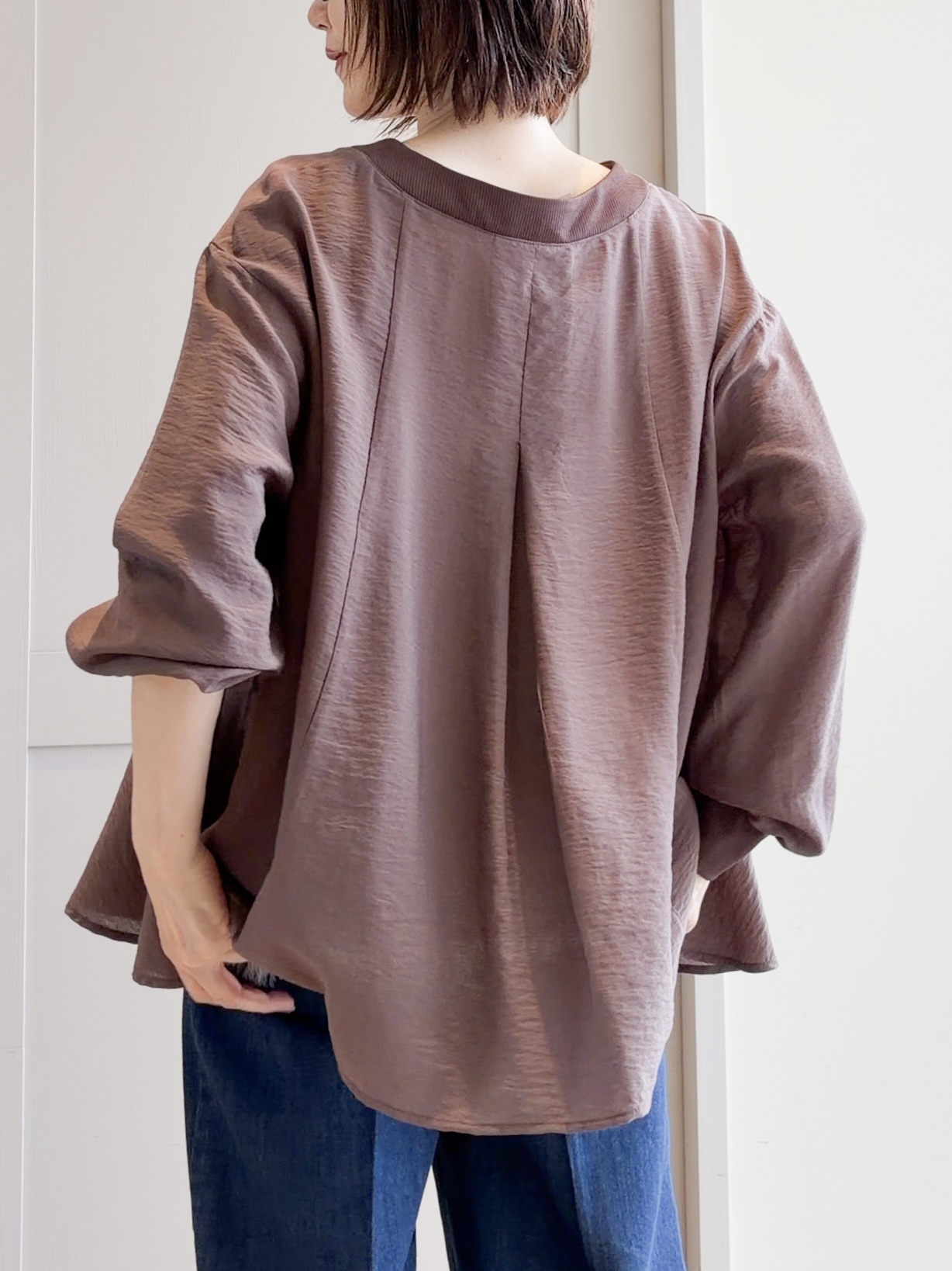 yamakoさんの「grove｜シアーシャツカーディガン」を使ったコーディネート