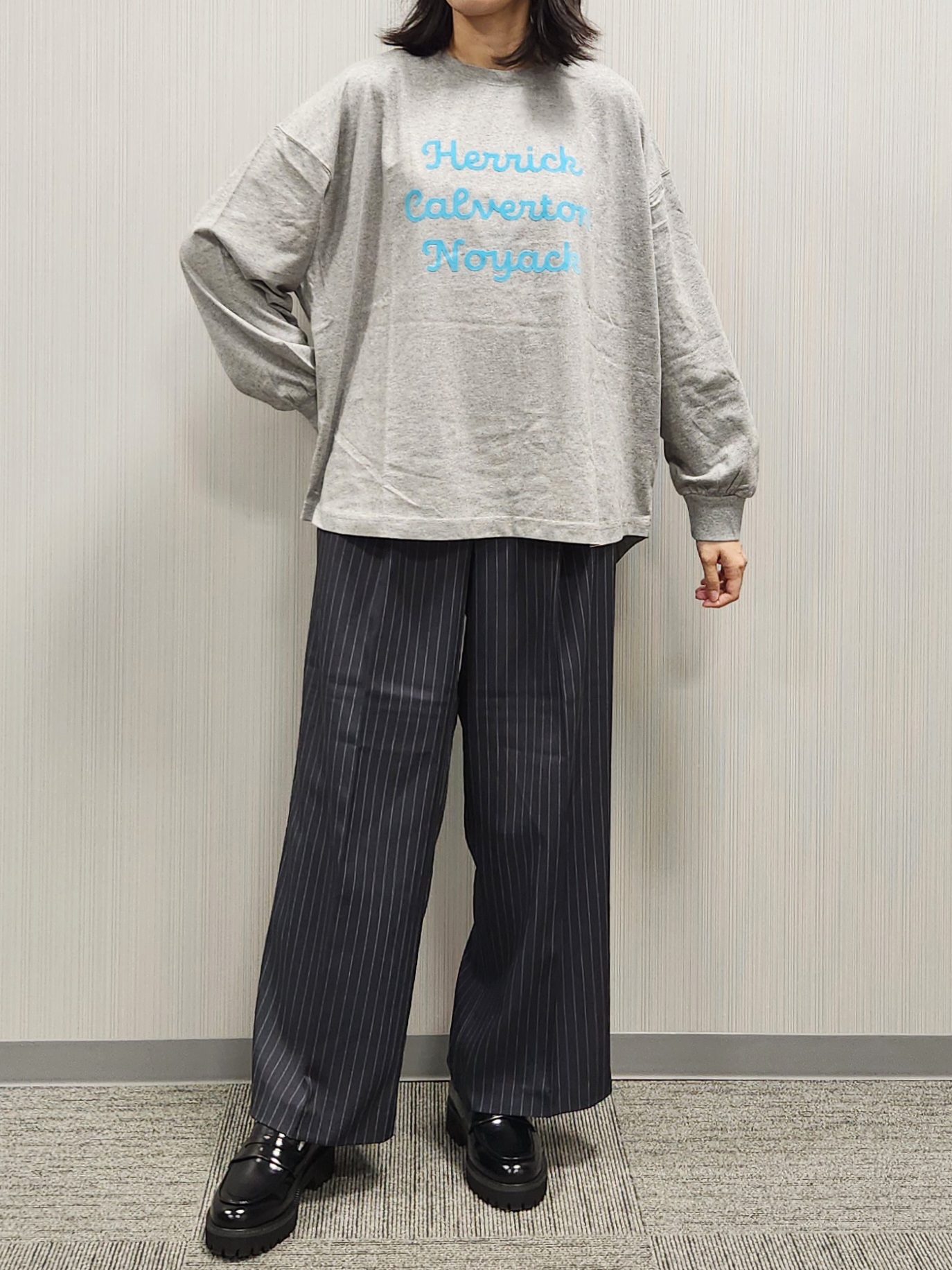 naraさんの「Dessin｜【洗える】オーガニックコットン ロングスリーブTシャツ」を使ったコーディネート