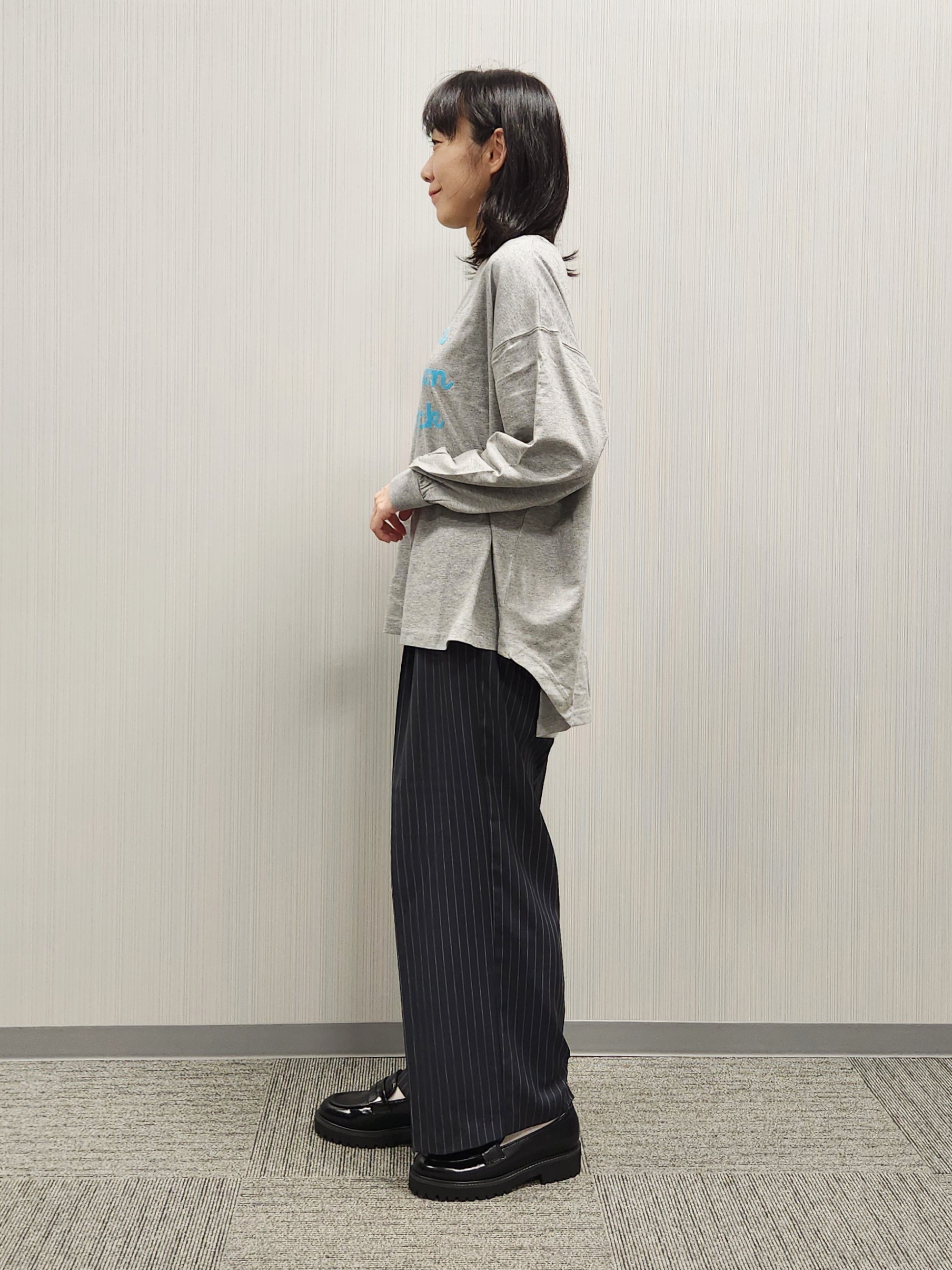 naraさんの「Dessin｜【洗える】オーガニックコットン ロングスリーブTシャツ」を使ったコーディネート