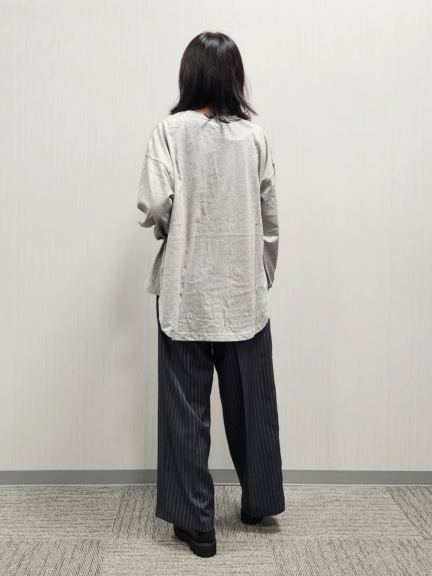 naraさんの「Dessin｜【洗える】オーガニックコットン ロングスリーブTシャツ」を使ったコーディネート