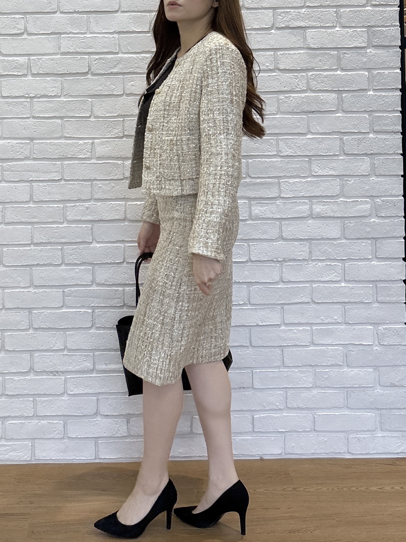 sayaさんの「COUP DE CHANCE｜【手洗い可/日本製】フリルデザインブラウス」を使ったコーディネート