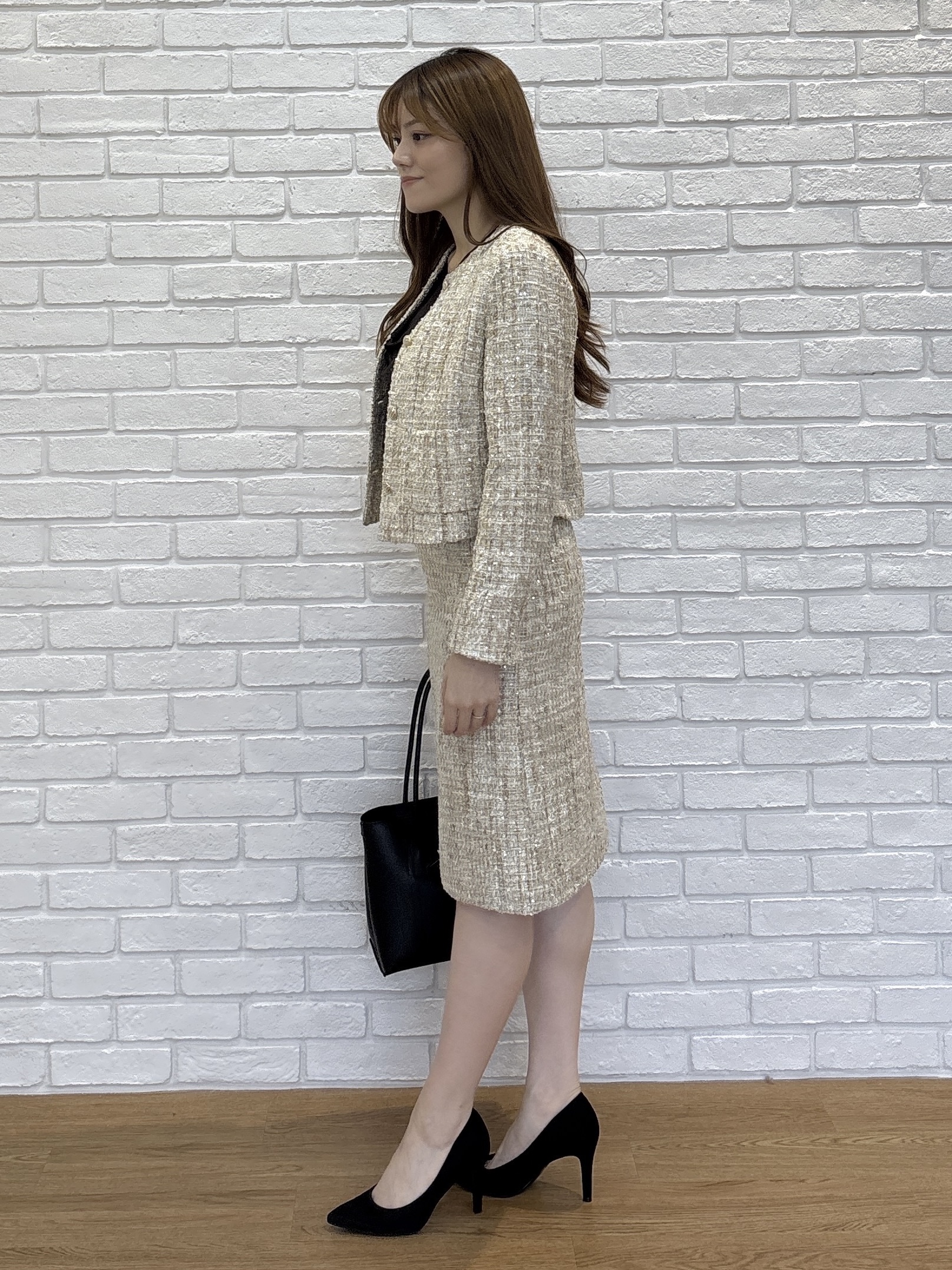 sayaさんの「COUP DE CHANCE｜【手洗い可/日本製】フリルデザインブラウス」を使ったコーディネート