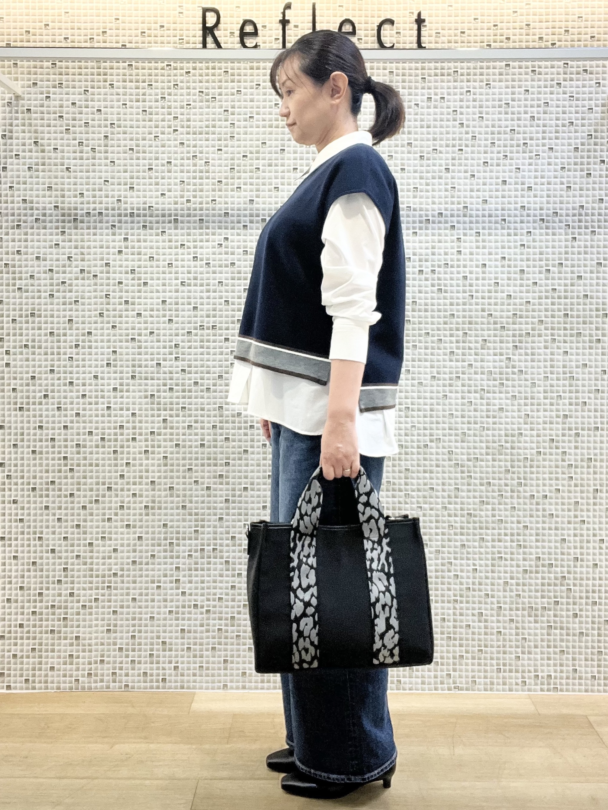 KAOさんの「Reflect｜【羽織◎】オフボディシルエットシャツ」を使ったコーディネート
