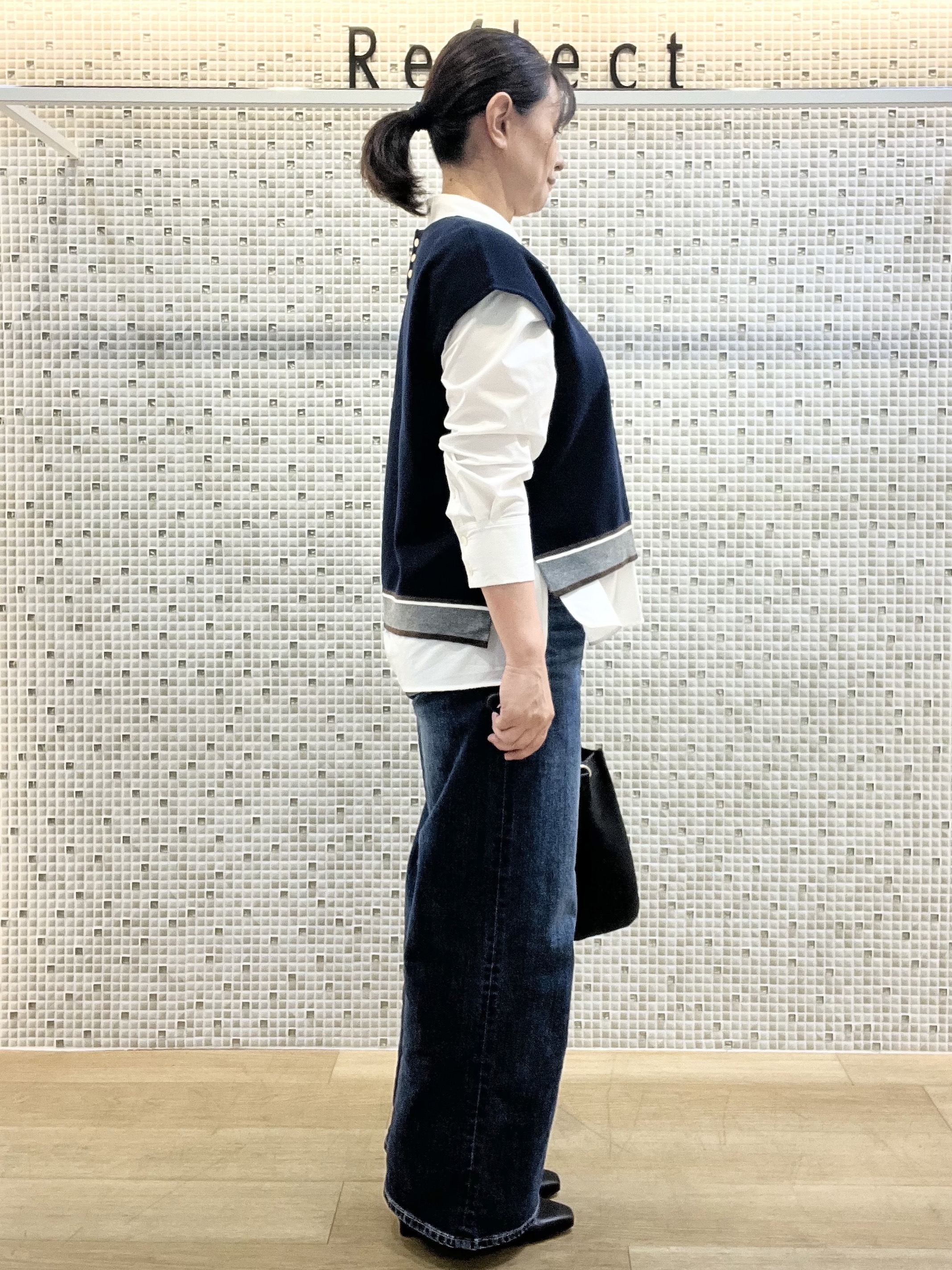 KAOさんの「Reflect｜【羽織◎】オフボディシルエットシャツ」を使ったコーディネート