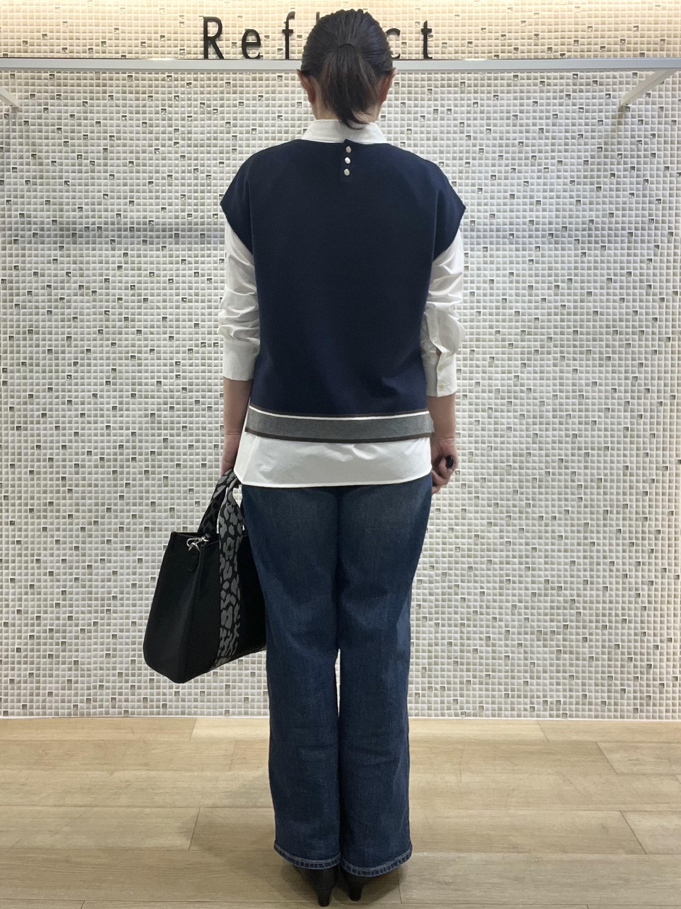 KAOさんの「Reflect｜【羽織◎】オフボディシルエットシャツ」を使ったコーディネート