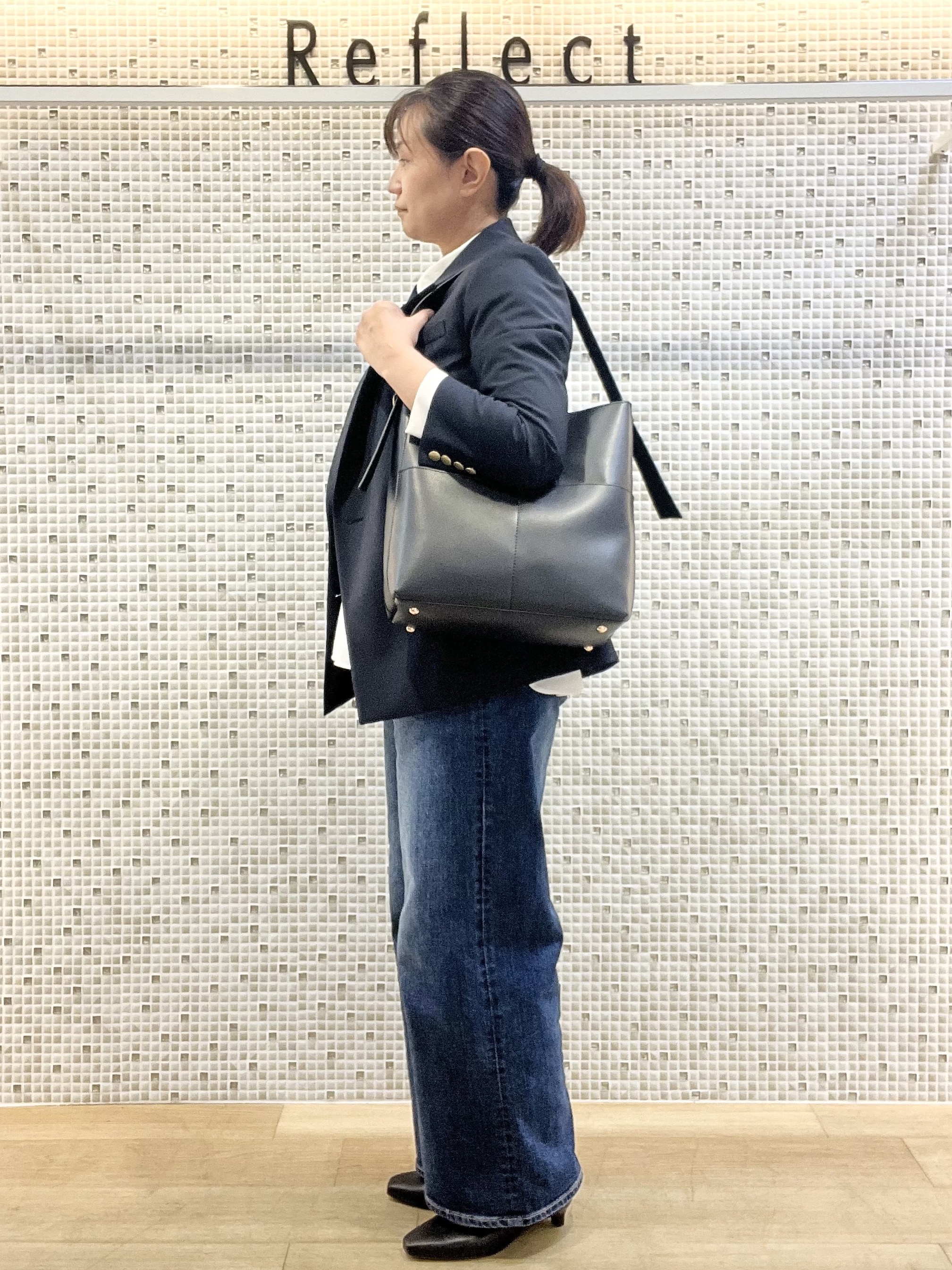 KAOさんの「Reflect｜【羽織◎】オフボディシルエットシャツ」を使ったコーディネート