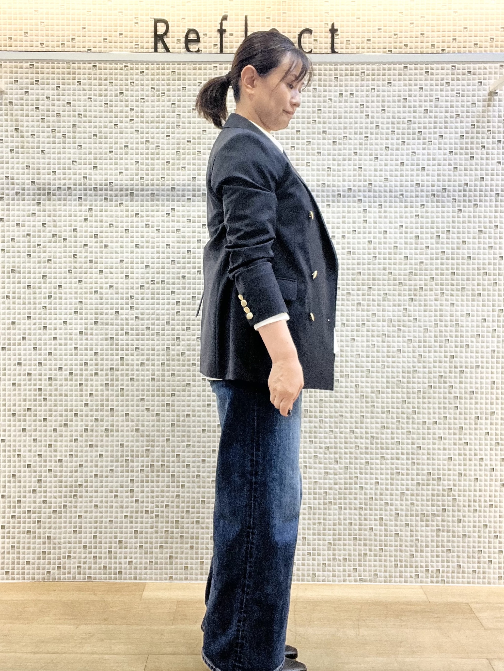 KAOさんの「Reflect｜【羽織◎】オフボディシルエットシャツ」を使ったコーディネート