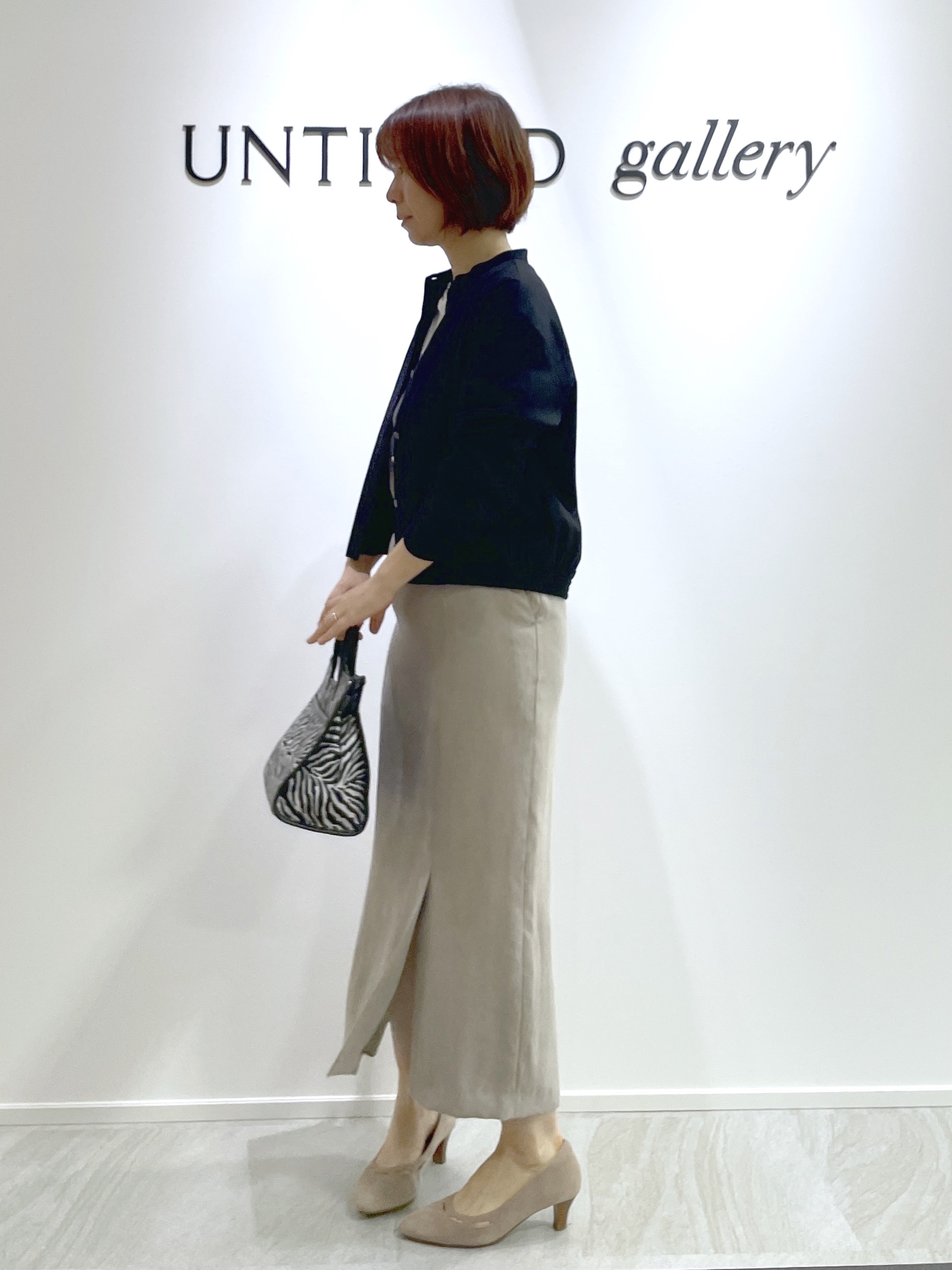 hanaさんの「UNTITLED｜【セットアップ可/秋羽織り】メランジツイルシャツ」を使ったコーディネート